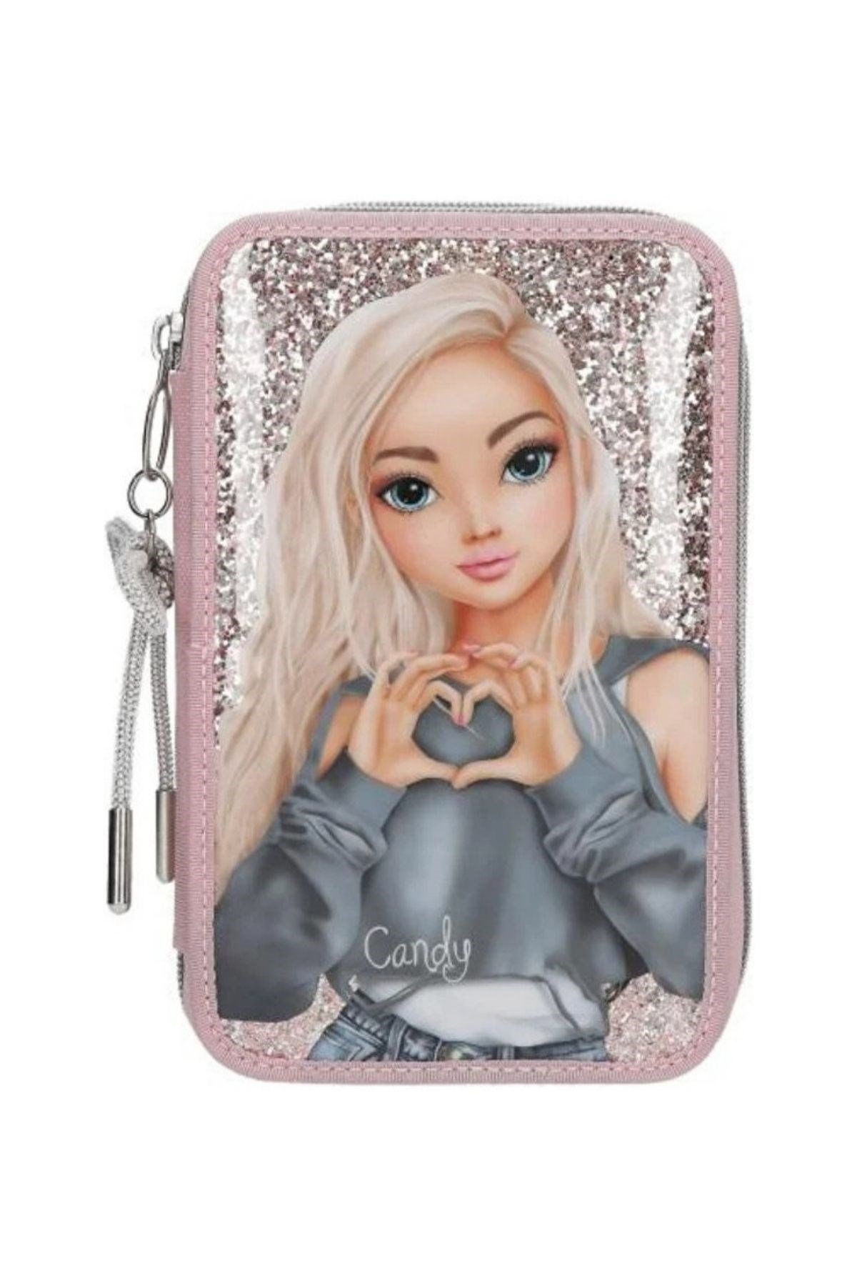 TOPModel by Depesche Kız Çocuk Dolu Kalem Kutu Çift Fermuarlı - Candy - 413293