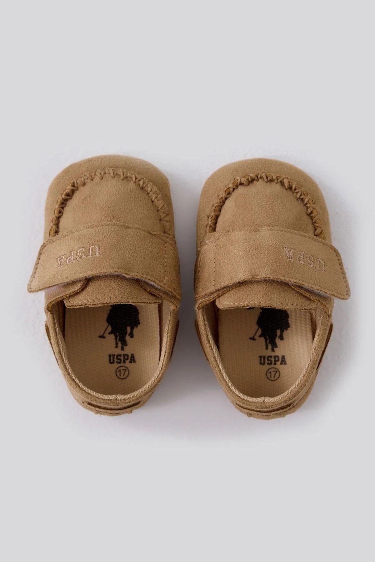 U.S. Polo Assn Erkek Bebek Cırtlı Ayakkabı - Kahve