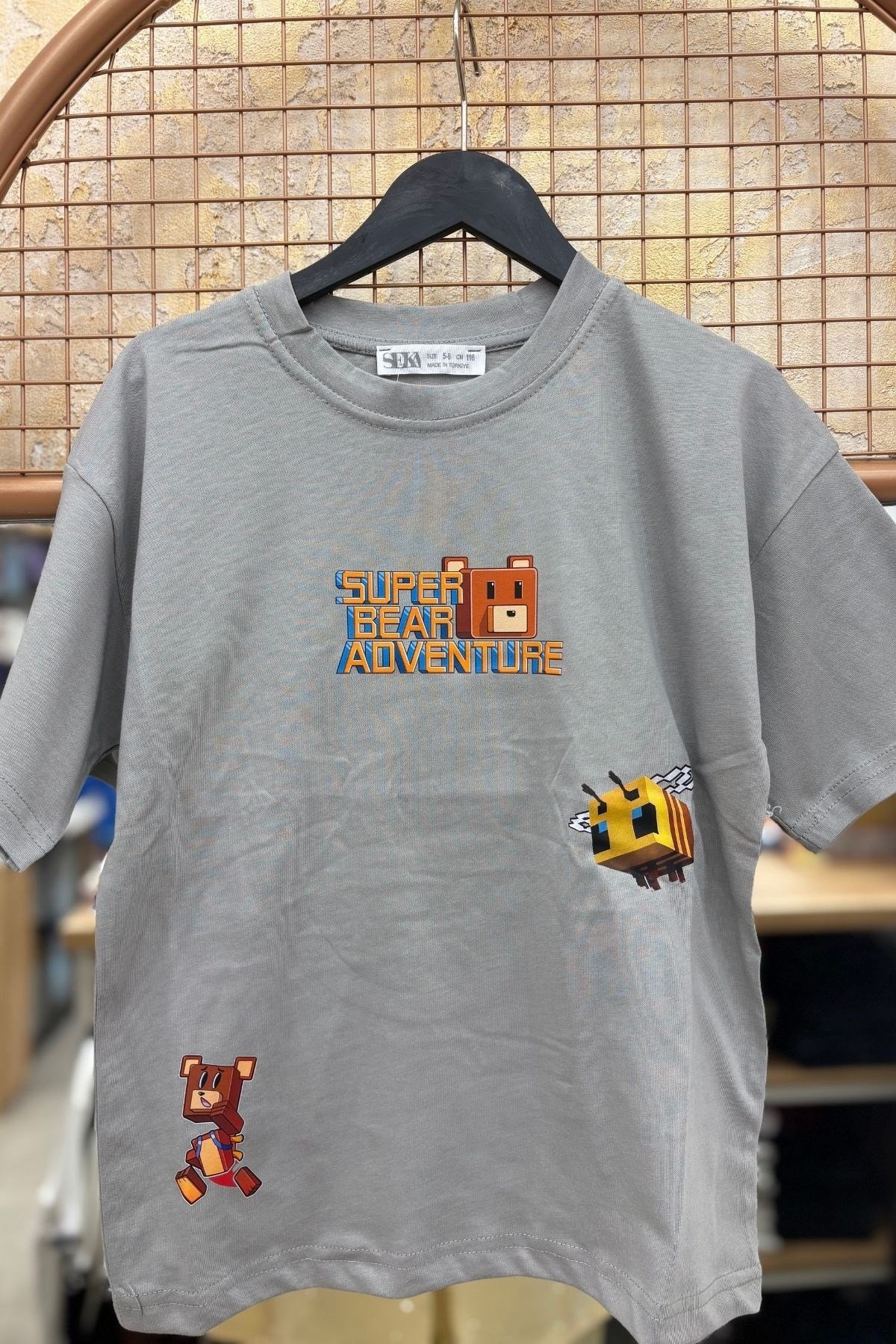 Unisex Çocuk Baskılı T-Shırt -Model 64