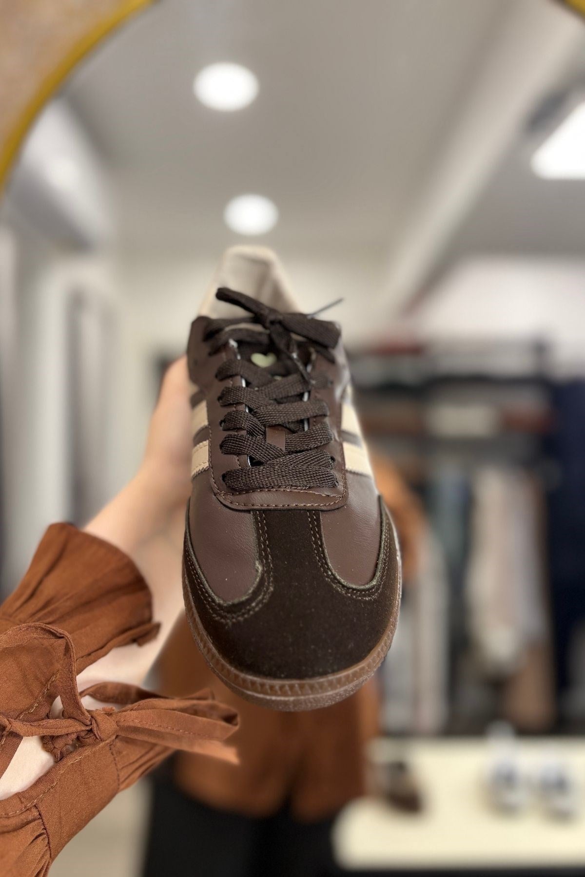 Yetişkin Boy Spor Ayakkabı Model 1 36-40 Numara - Kahve
