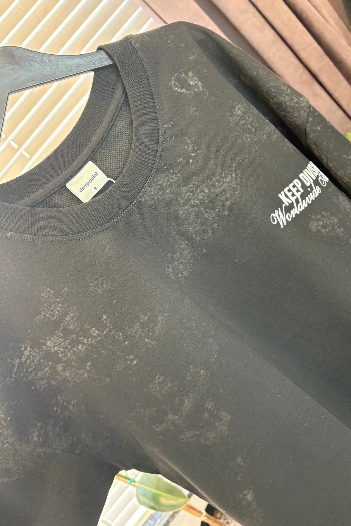 Yetişkin Erkek Baskılı Tshirt -Siyah