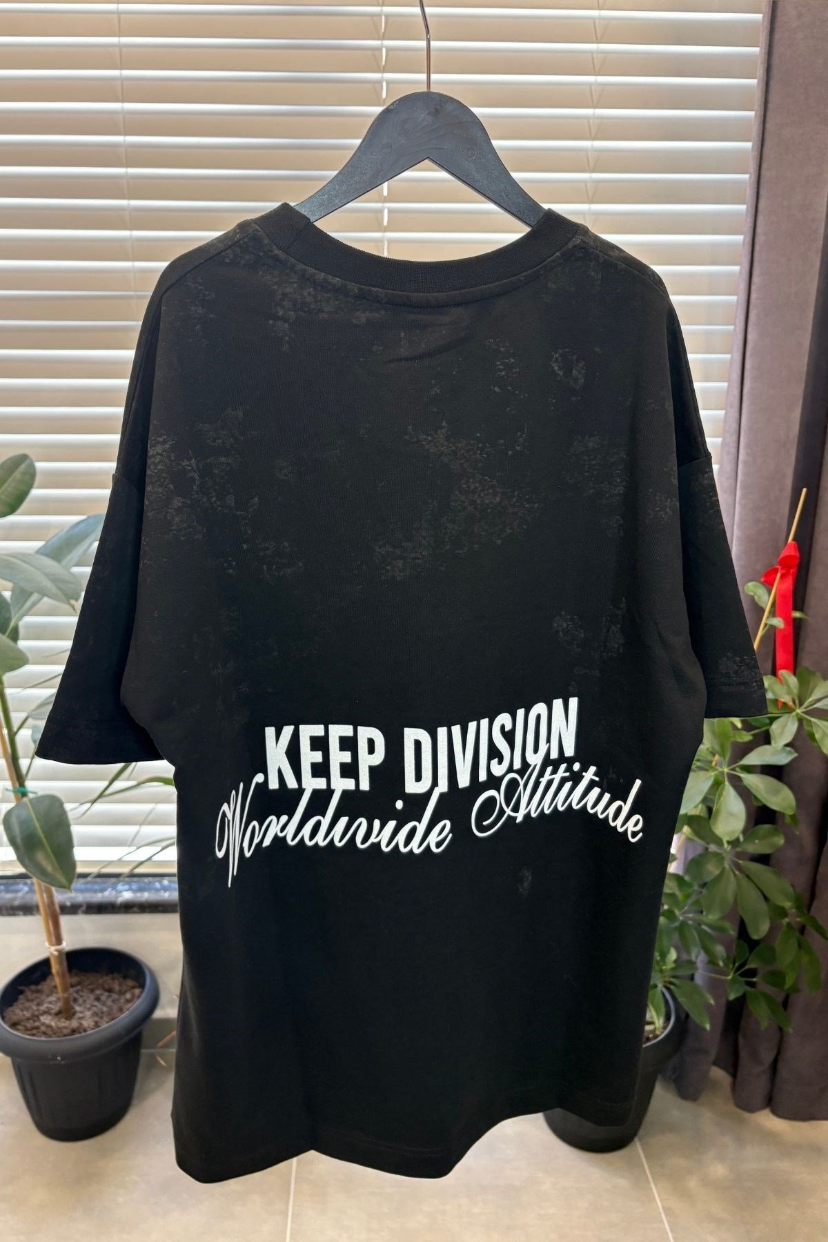 Yetişkin Erkek Baskılı Tshirt -Siyah