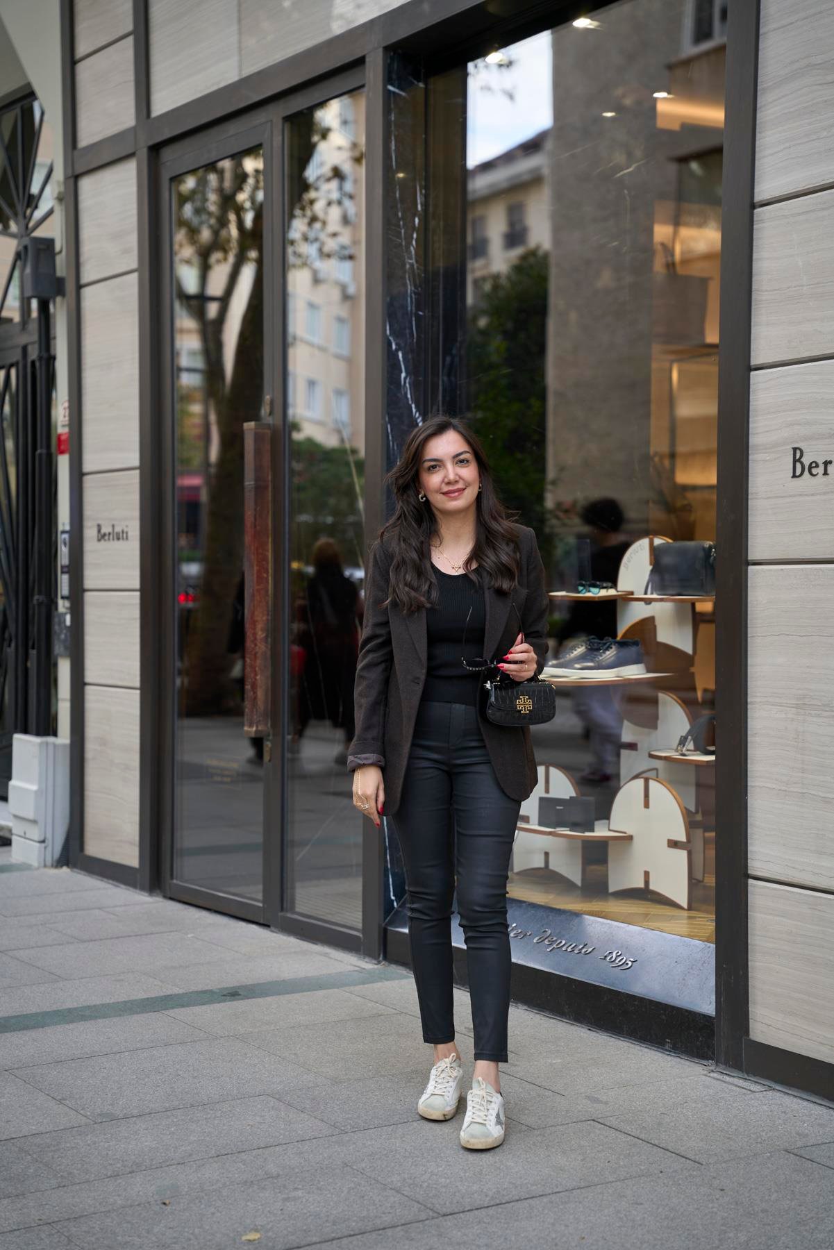 Kaşe Klasik Blazer Ceket - Kahve 