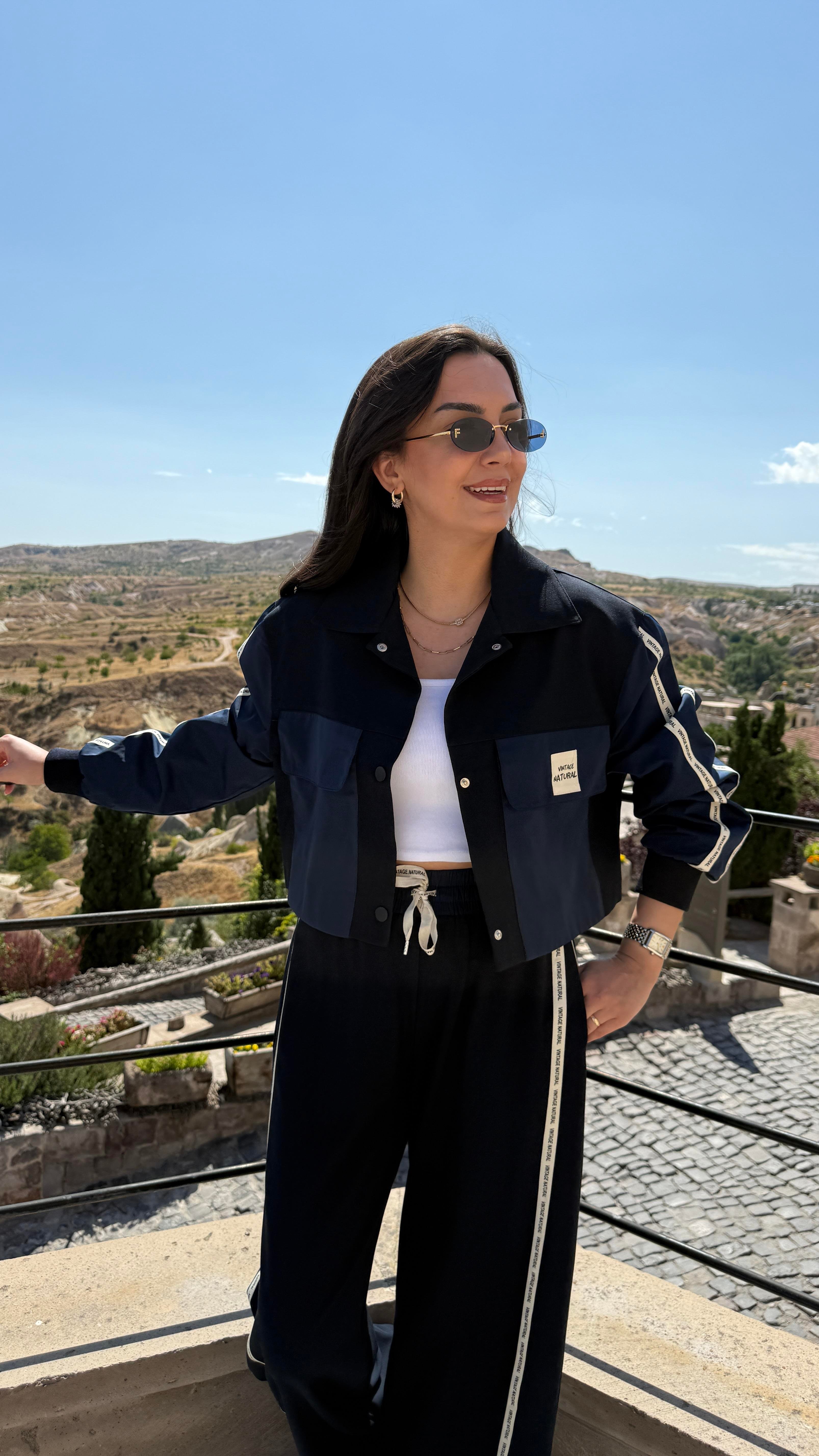 Lacivert Premium Kalite Jolie Takım 