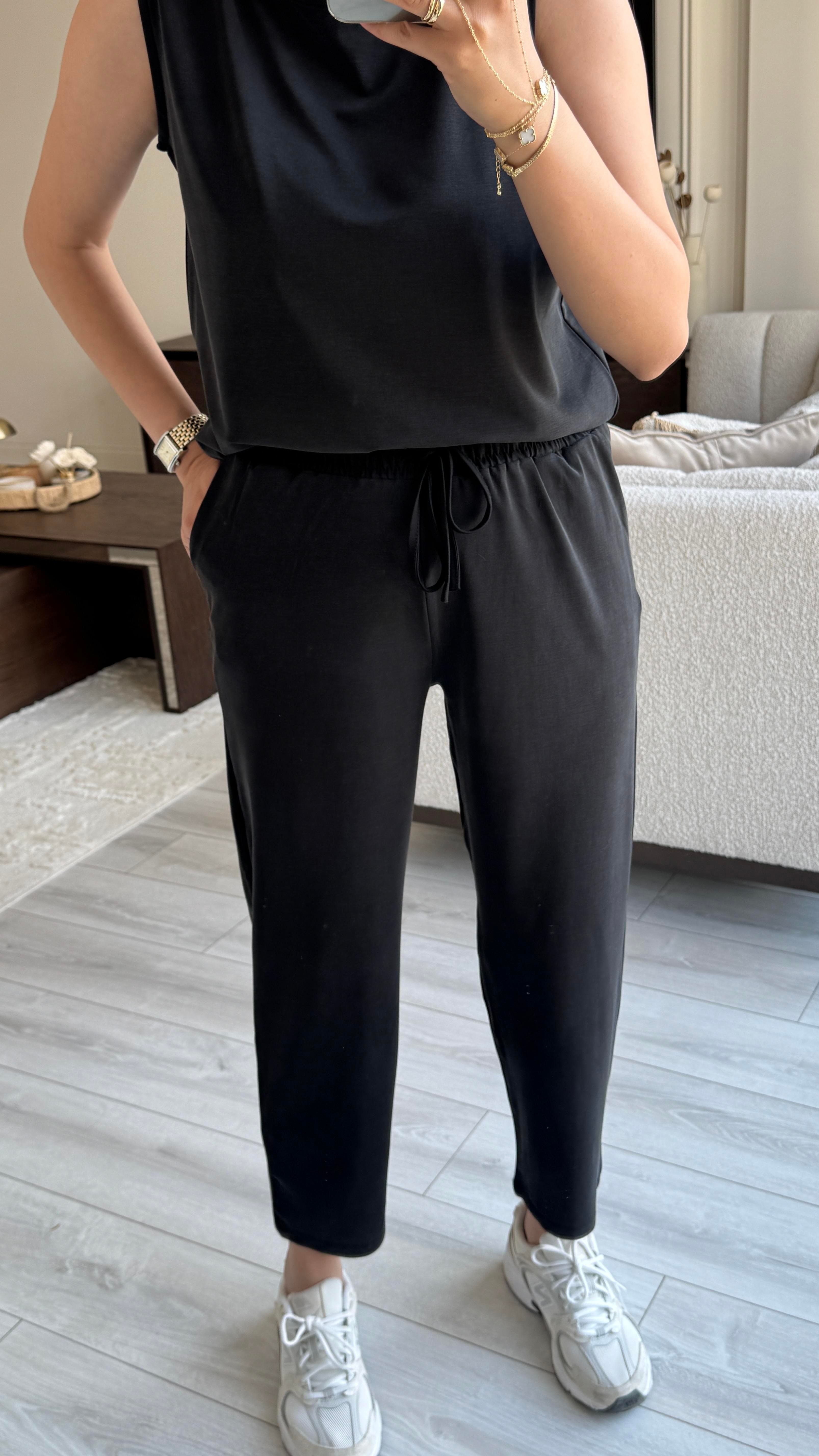 Oysh Sıfır Kol Takım - Siyah 