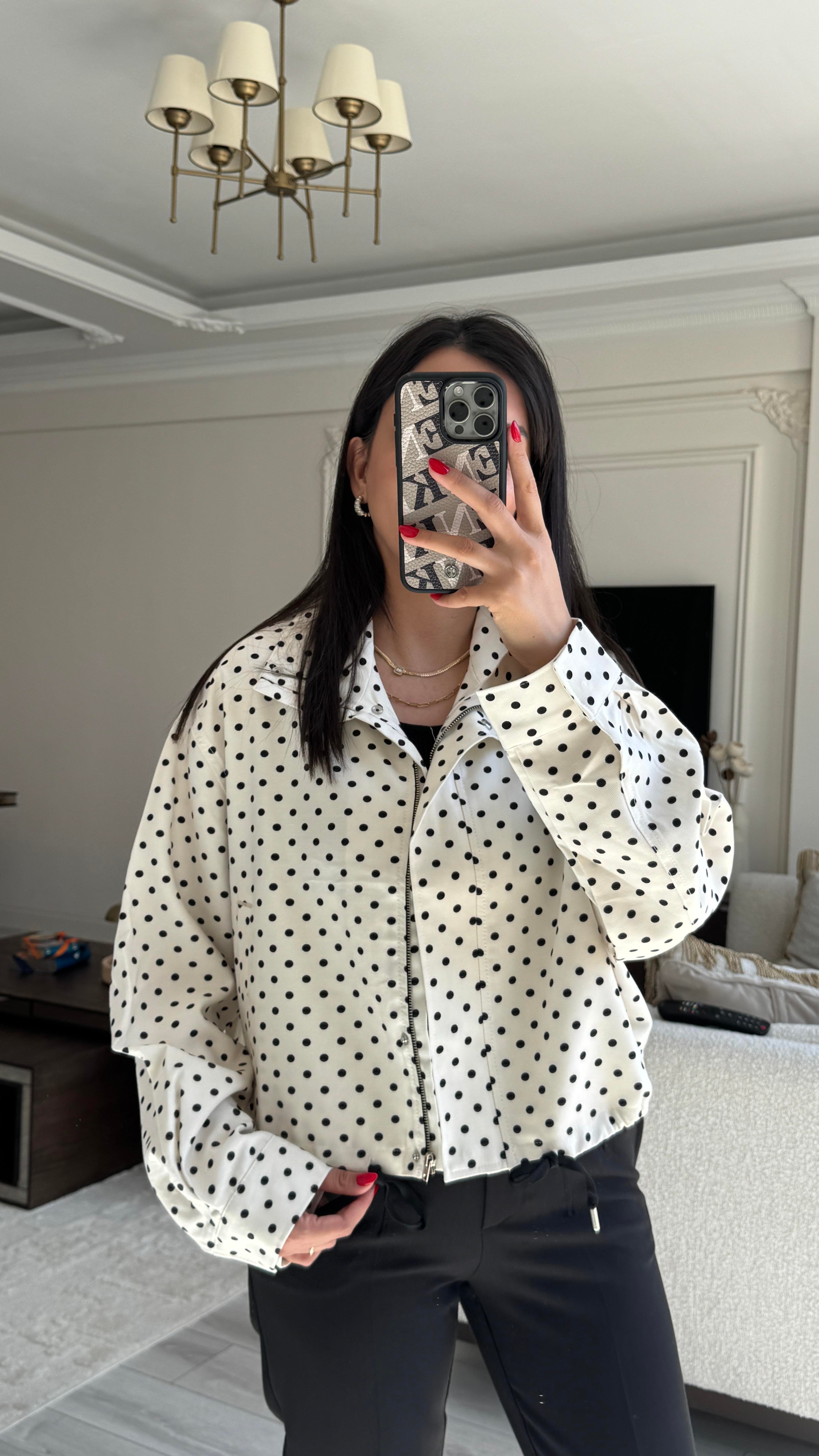 Puantiyeli Model Ceket 