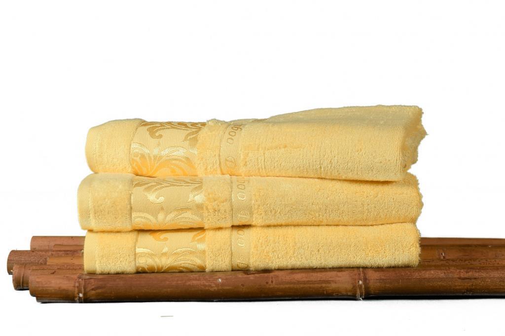 Bambu Havlu, %100 Organik, Bambu, Havlu Seti, 50x90 cm - 6'lı Paket, Premium, Ultra Yumuşak, Dekoratif