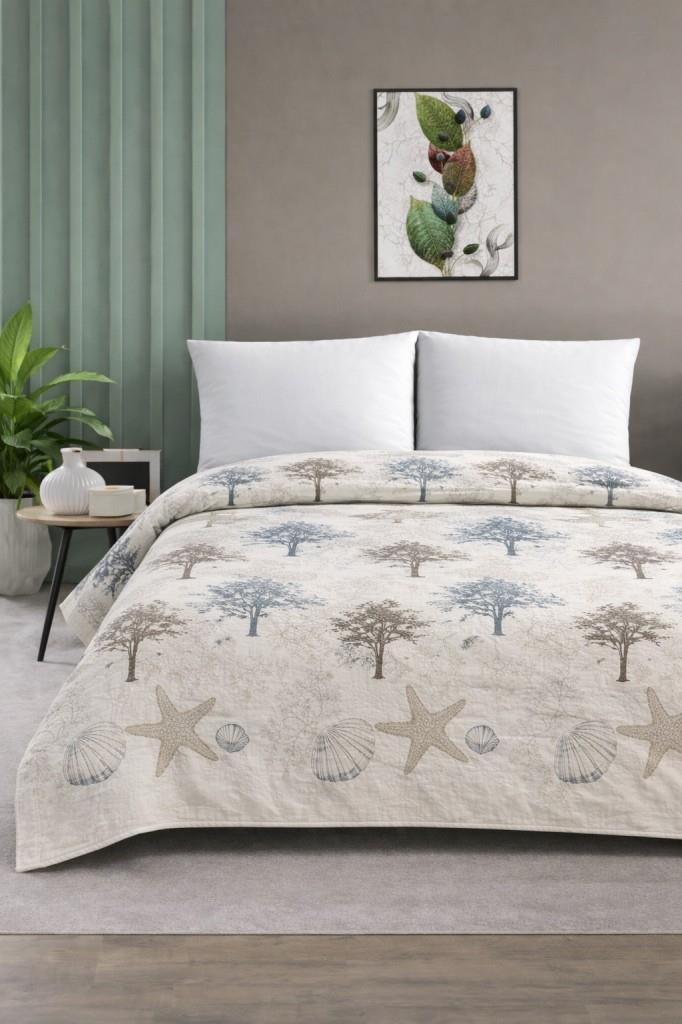 Çift Kişilik Pike Yatak Örtüsü %100 Pamuk 220x230