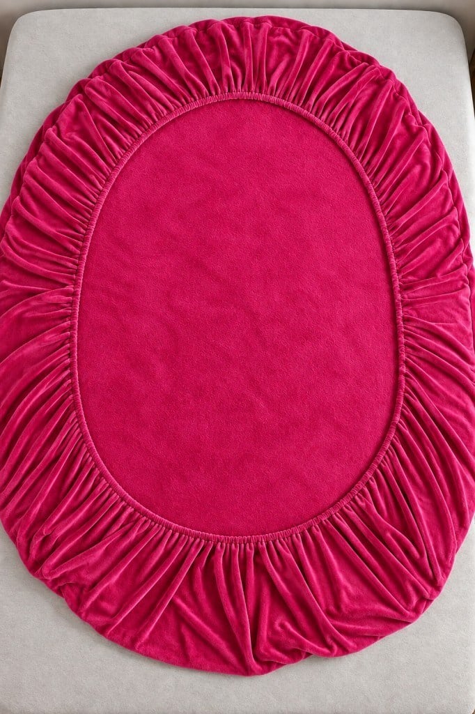 Kadife Kumaş Çift Kişilik Fitted Lastikli Çarşaf Takımı 160x200+30 cm