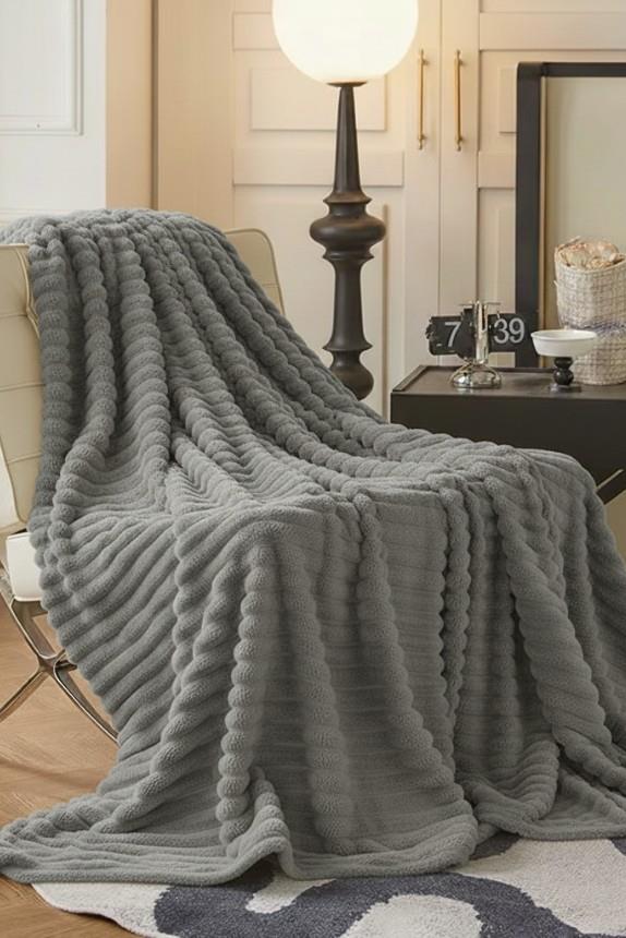 King size Fitilli Battaniye Battal Boy 240x260 cm