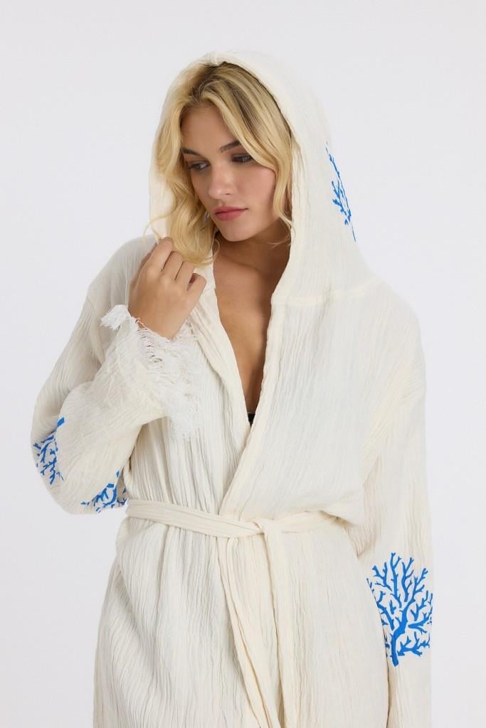 Muslin Peştemal Bornoz Banyo ve Plaj Elbisesi