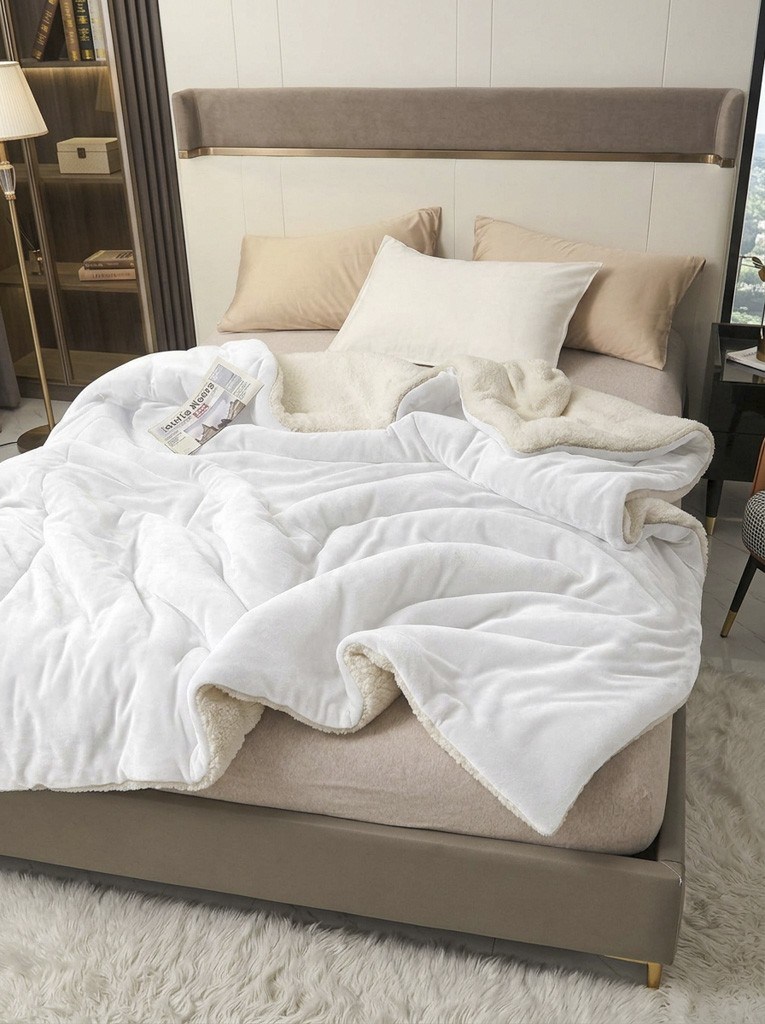 Sherpa Polar Battaniye Çift Taraflı Çift Kişilik 220x240 cm