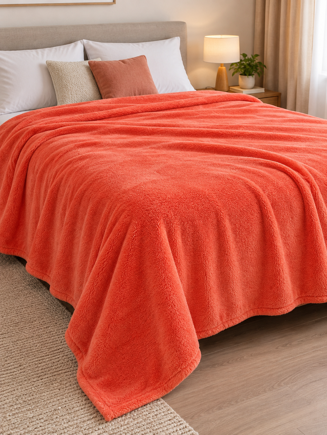 Wellsoft Battaniye Televizyon Battaniyesi Peluş Polar Battaniye Tek Kişilik 170*230