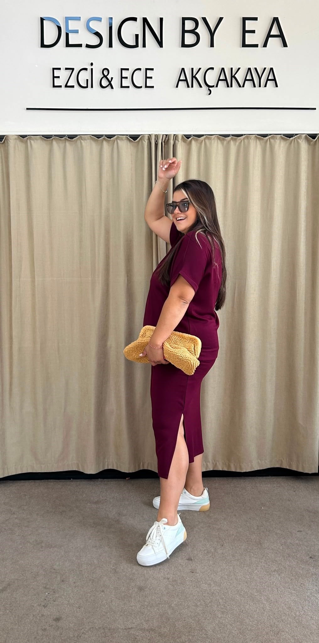 1098-Bordo Etekli Takım