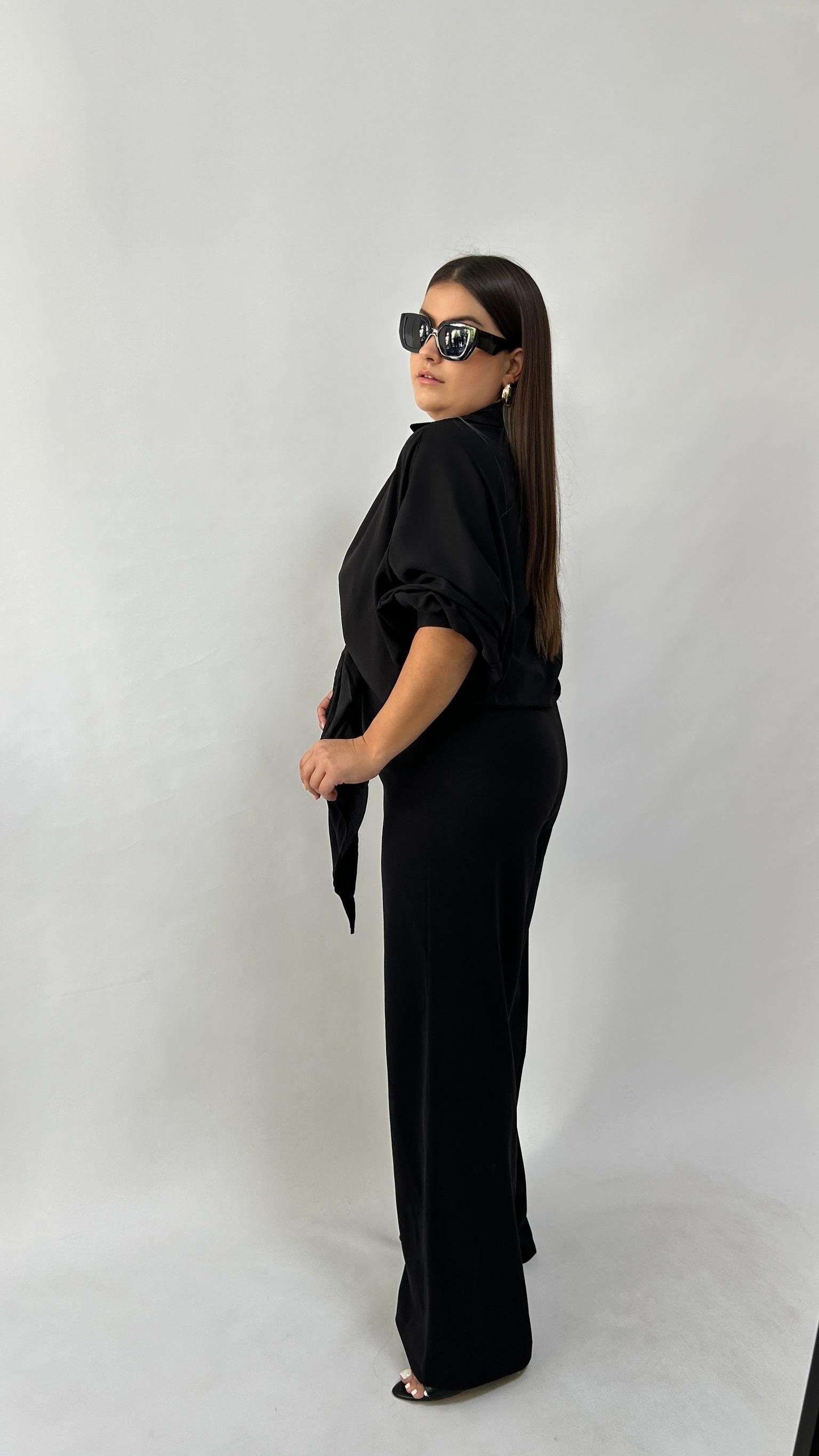 Gold Toka Detaylı Bluz