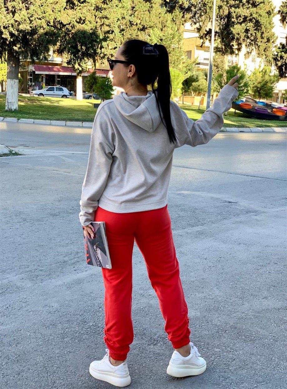 Gri Simli Sweatshirt
