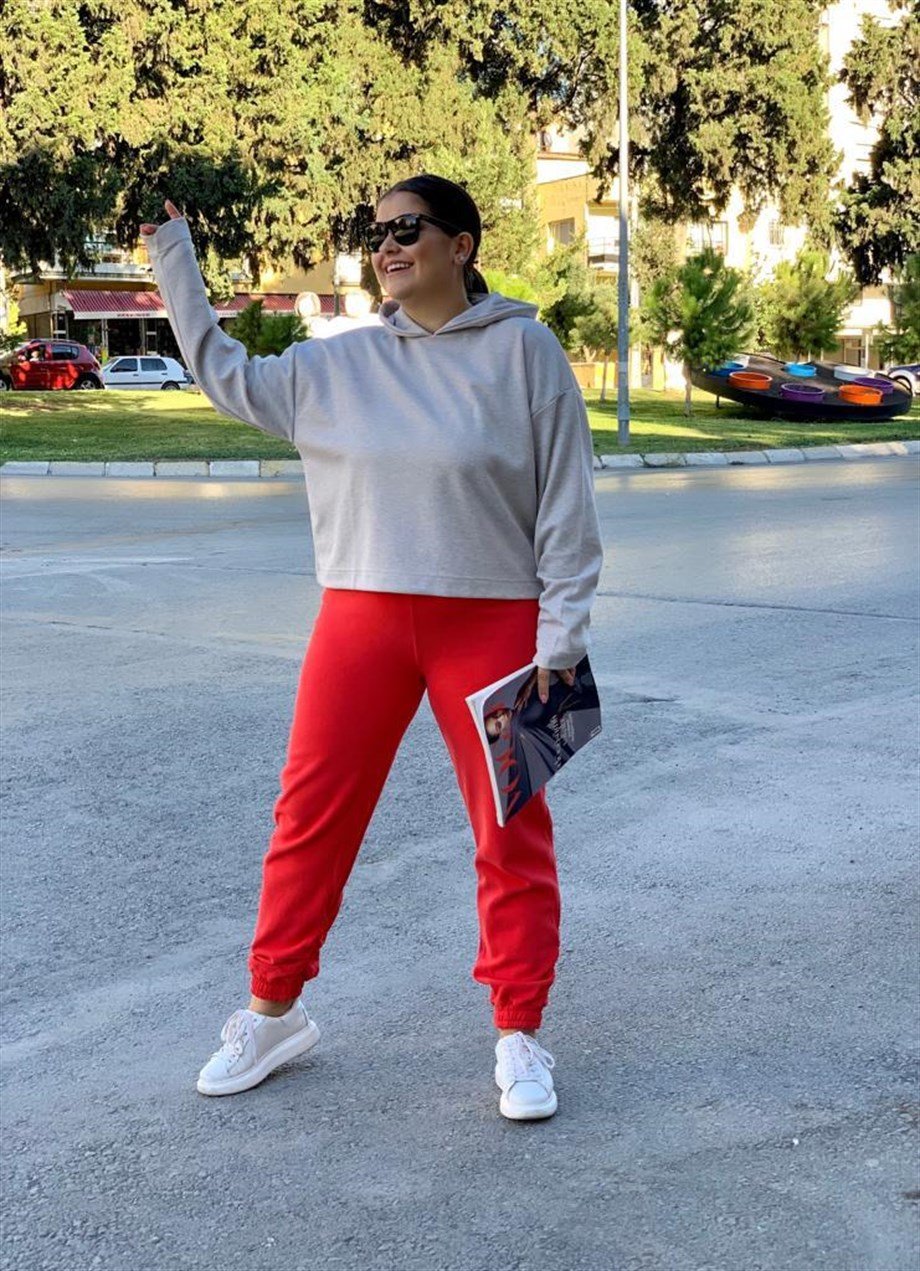Gri Simli Sweatshirt