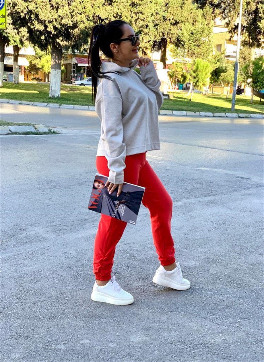 Gri Simli Sweatshirt