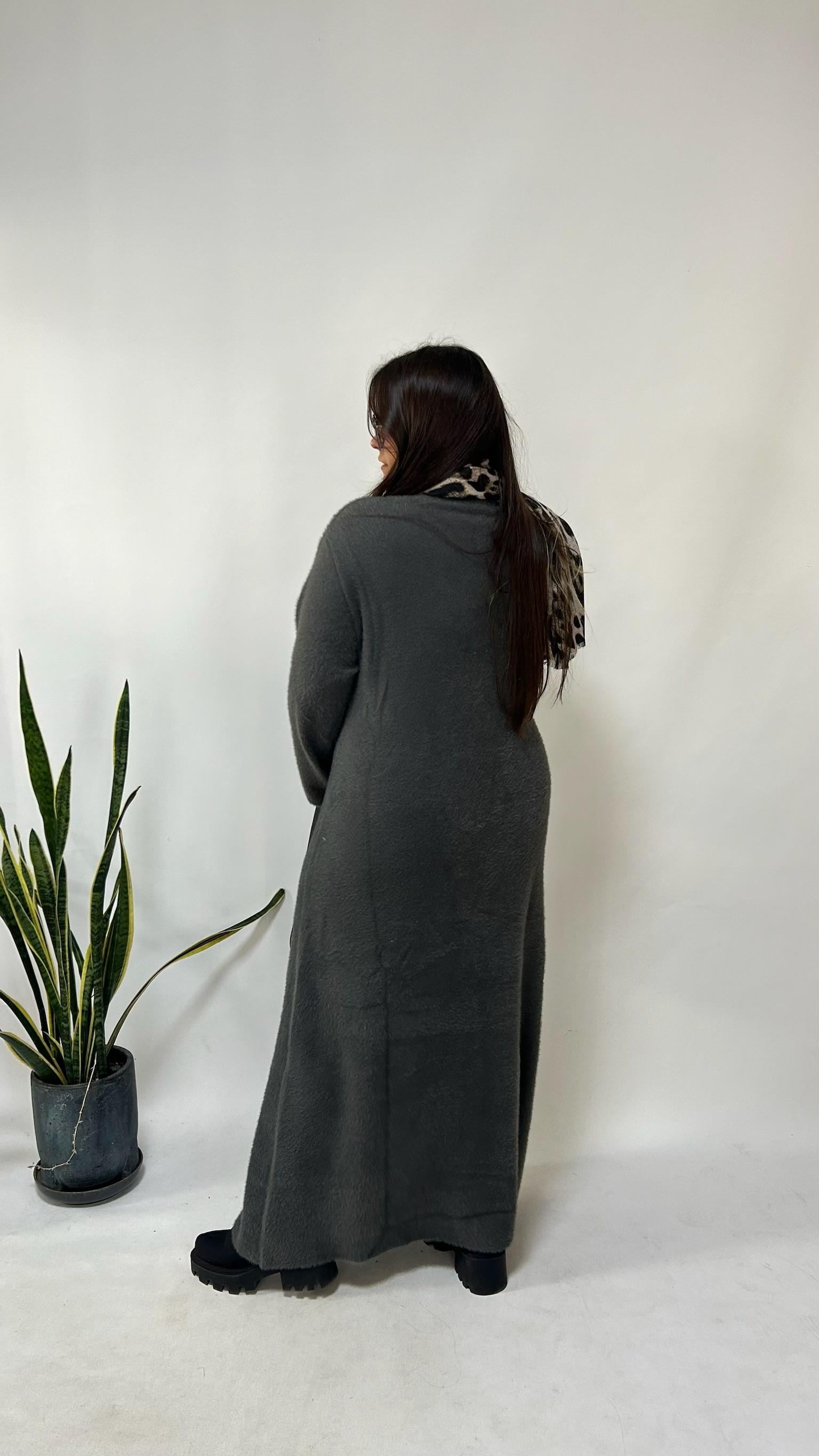 Gri Yumoş Pinterest Elbise