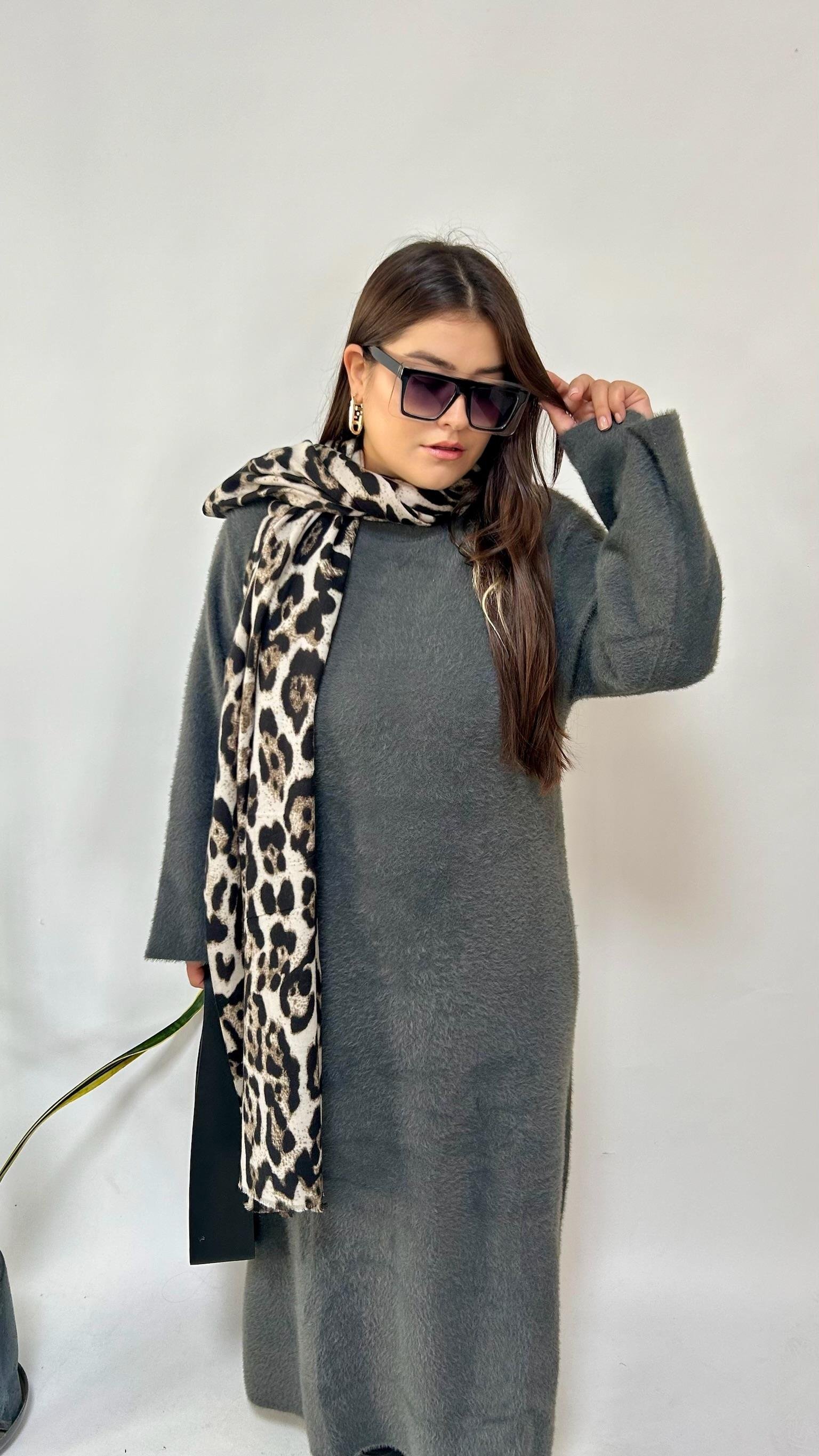 Gri Yumoş Pinterest Elbise