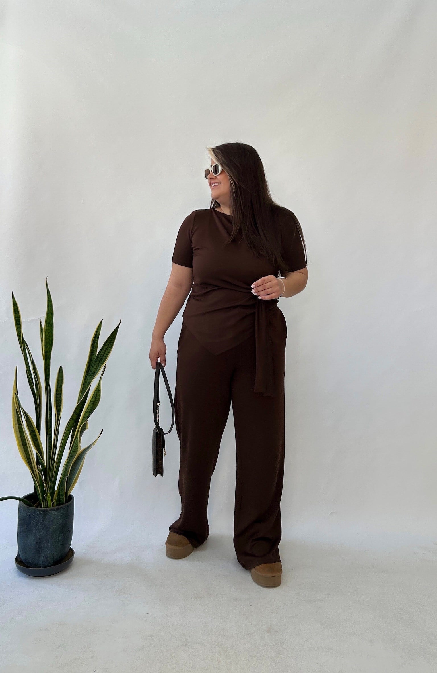 Kahve Modal Tokalı Takım 