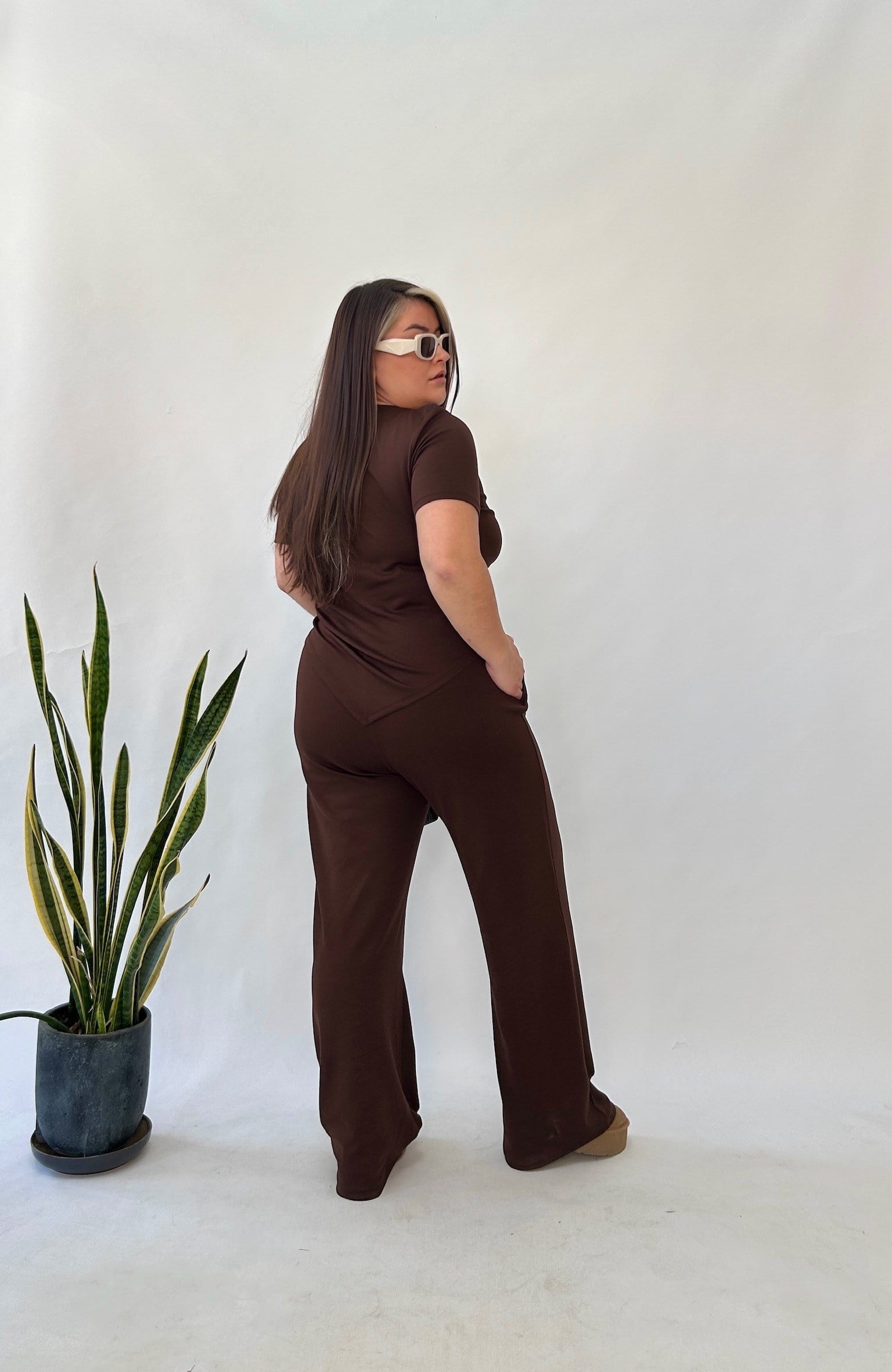 Kahve Modal Tokalı Takım 