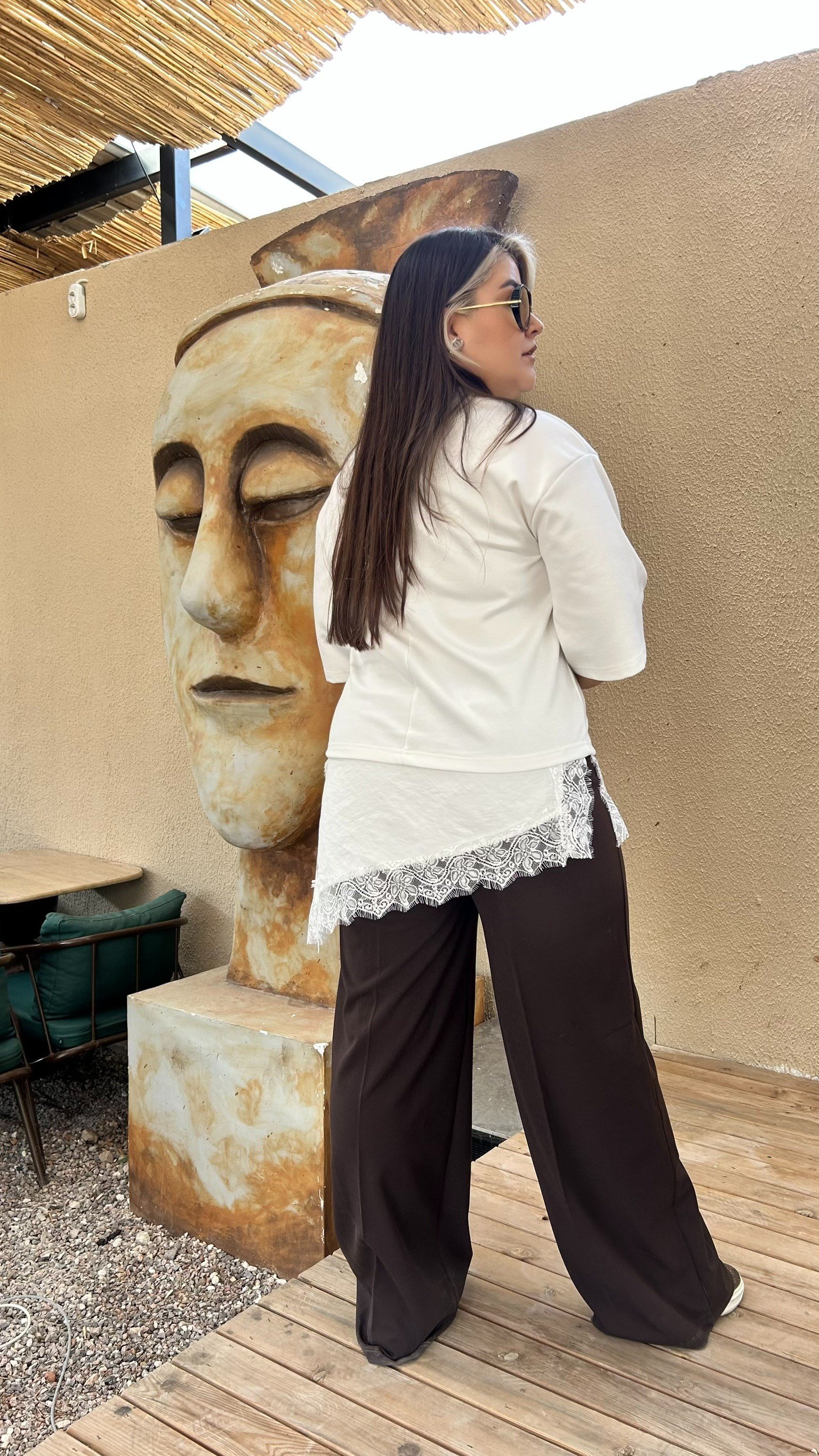 Kahve Pantolon Palazzo