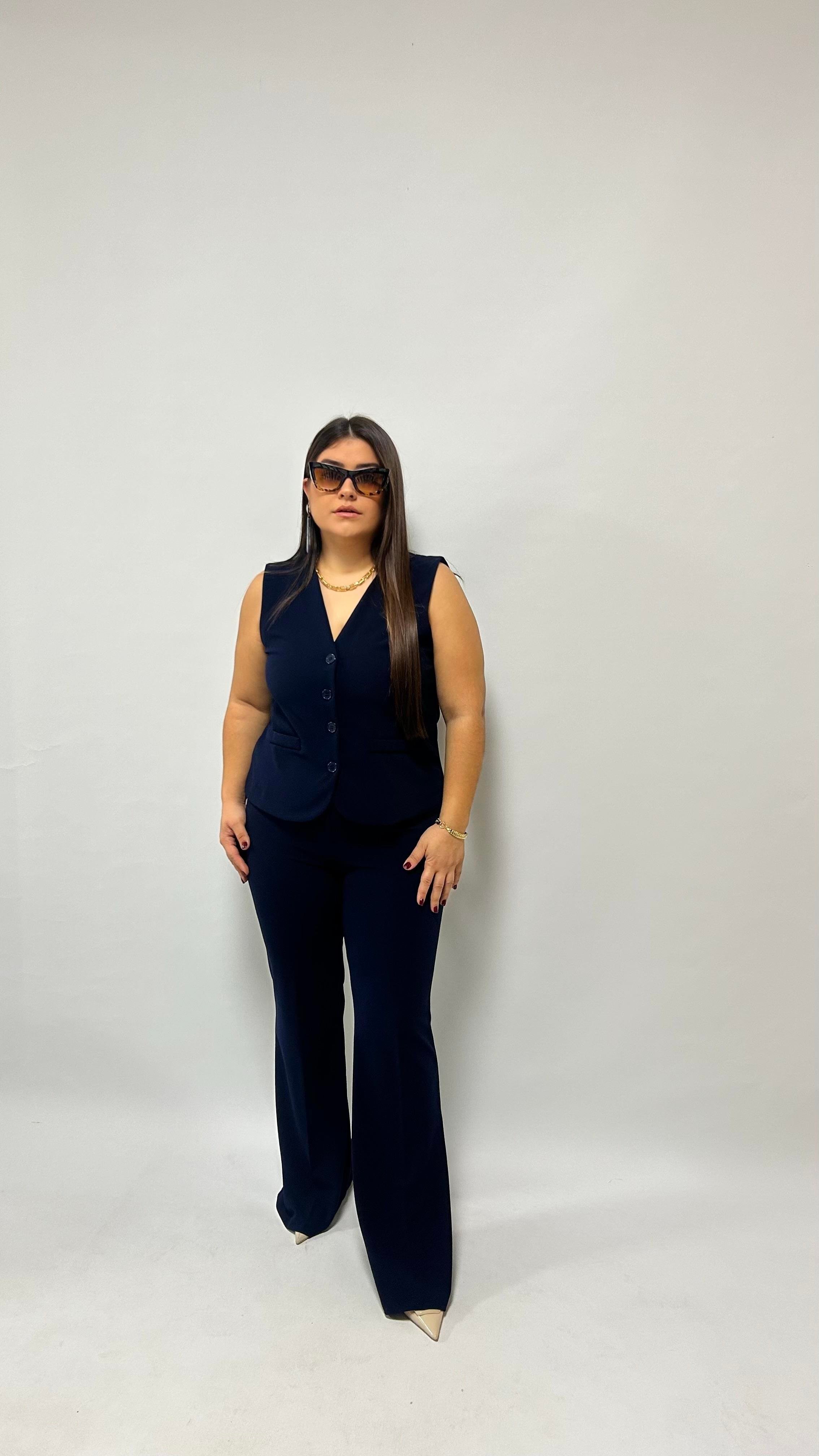 Lacivert İspanyol Pantolon