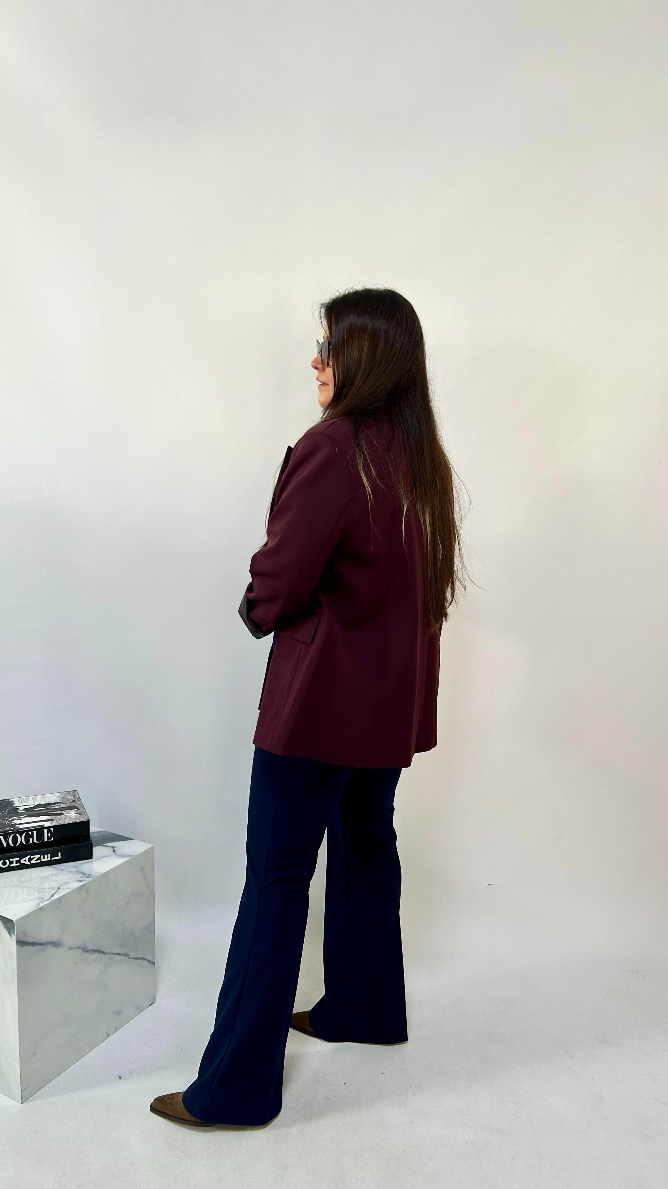 Lacivert Sihirli İspanyol Pantolon 