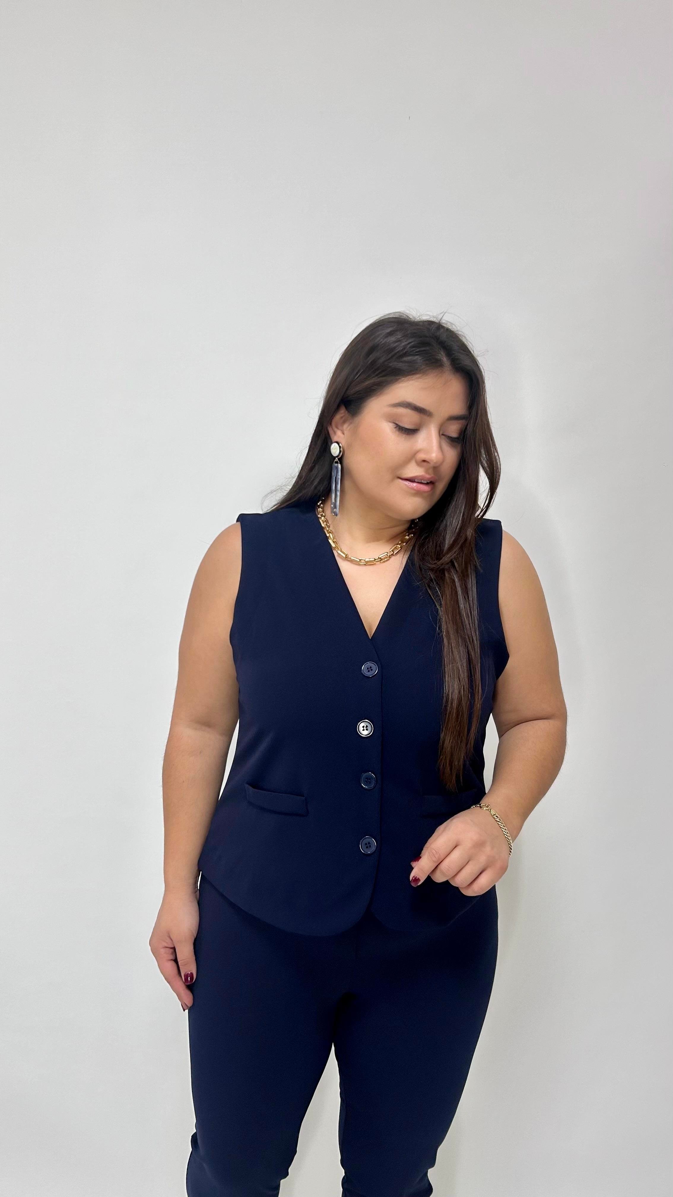 Lacivert Sihirli Palazzo Takım 