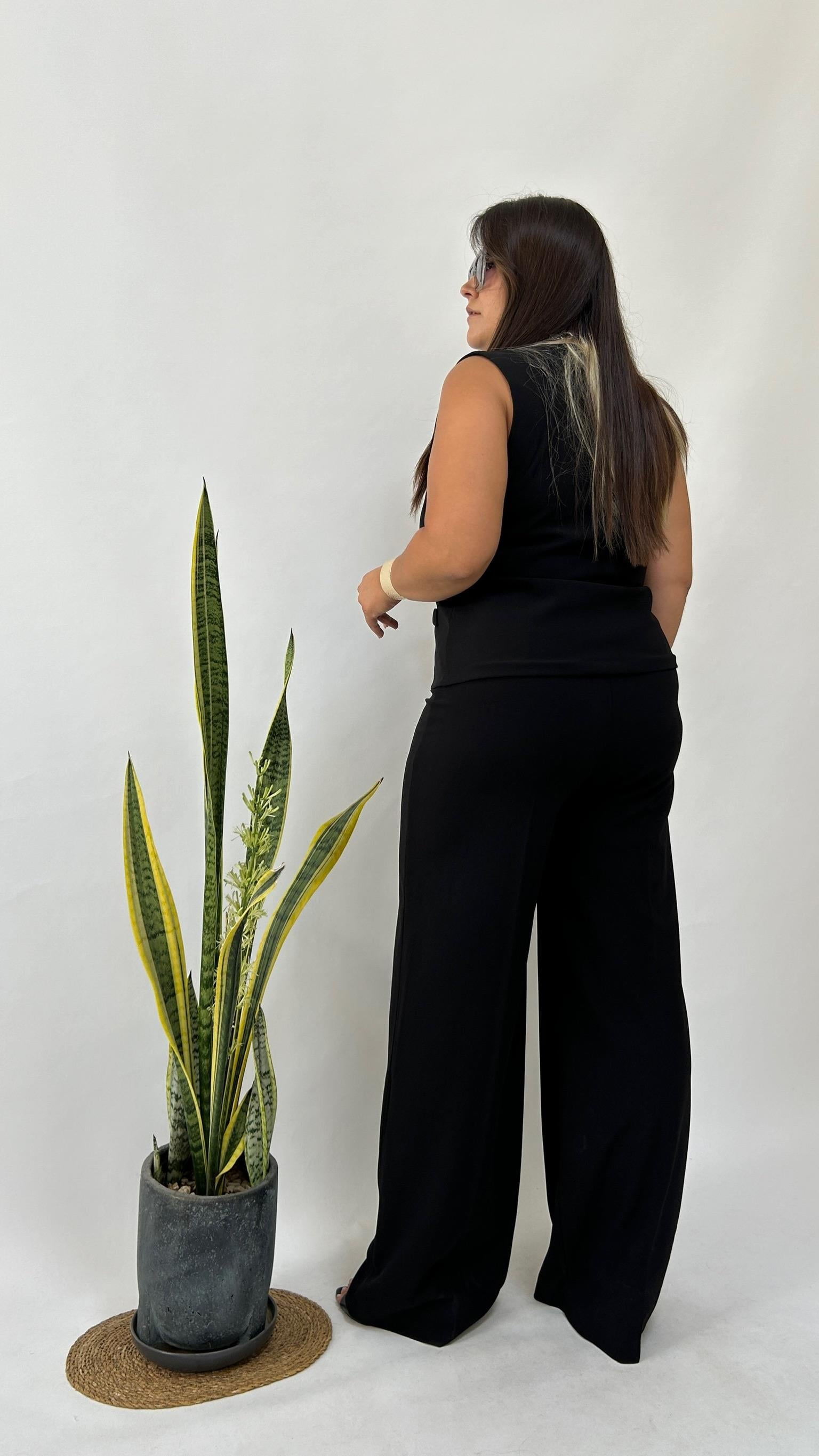 Sihirli Yelekli Palazzo Takım 