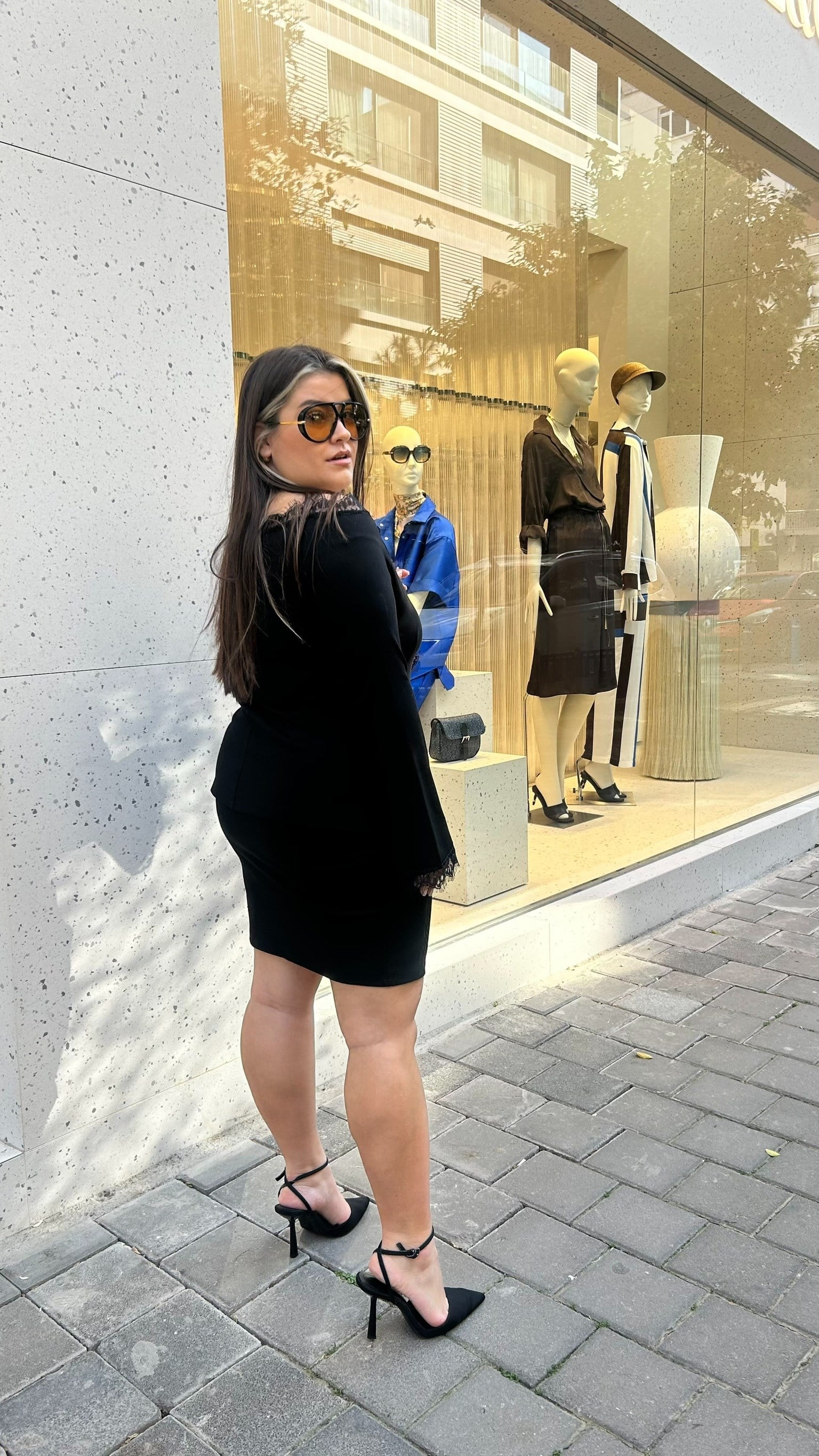 Siyah Çelik Kalem Etek