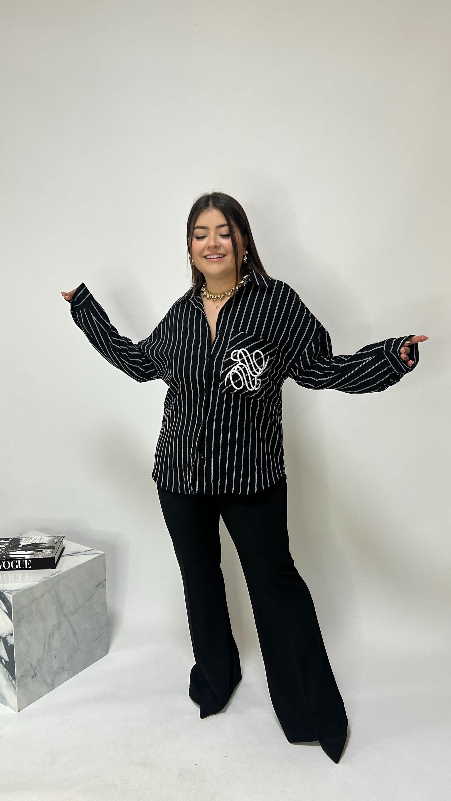 Siyah Sihirli İspanyol Pantolon