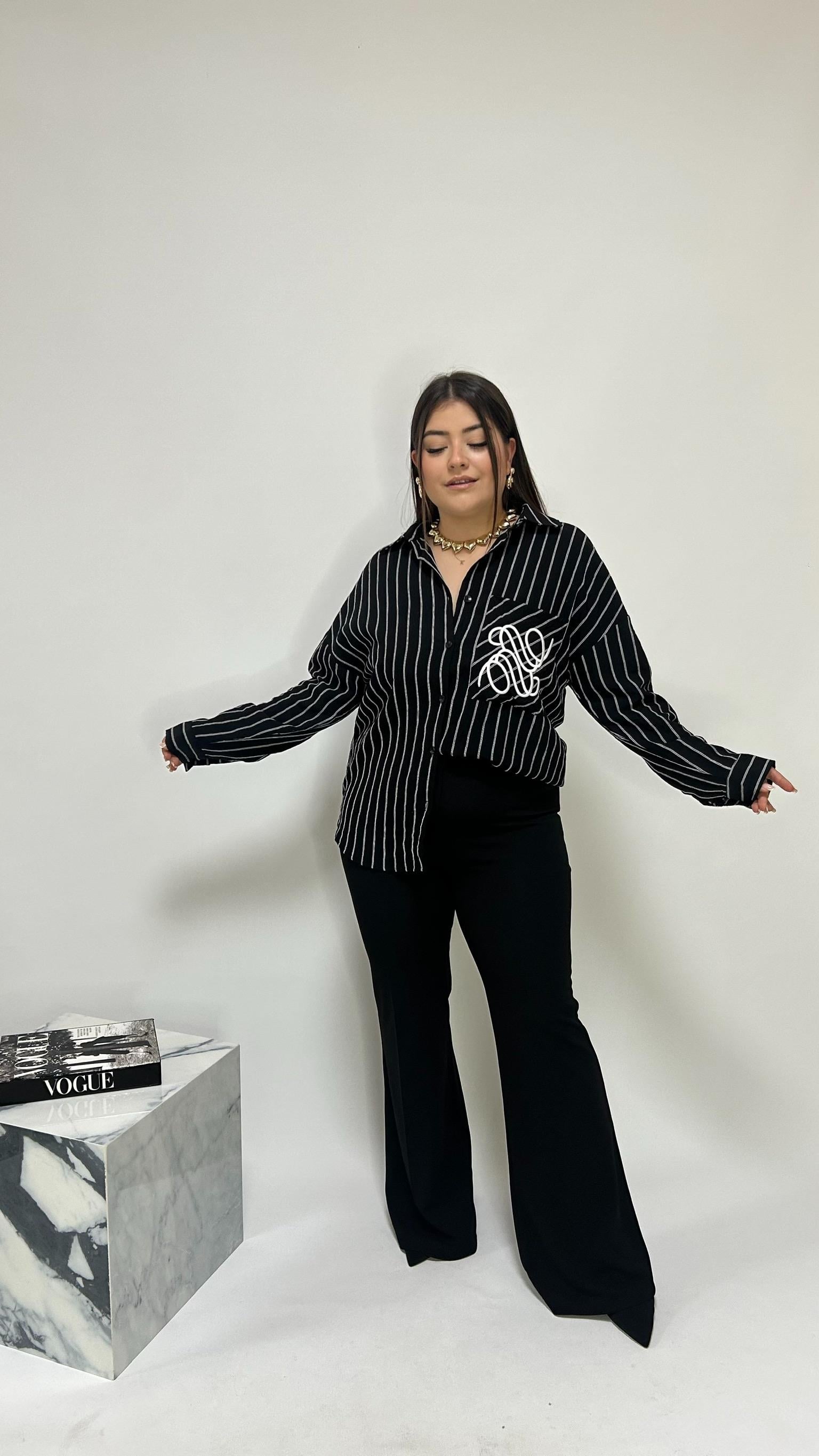 Siyah Sihirli İspanyol Pantolon