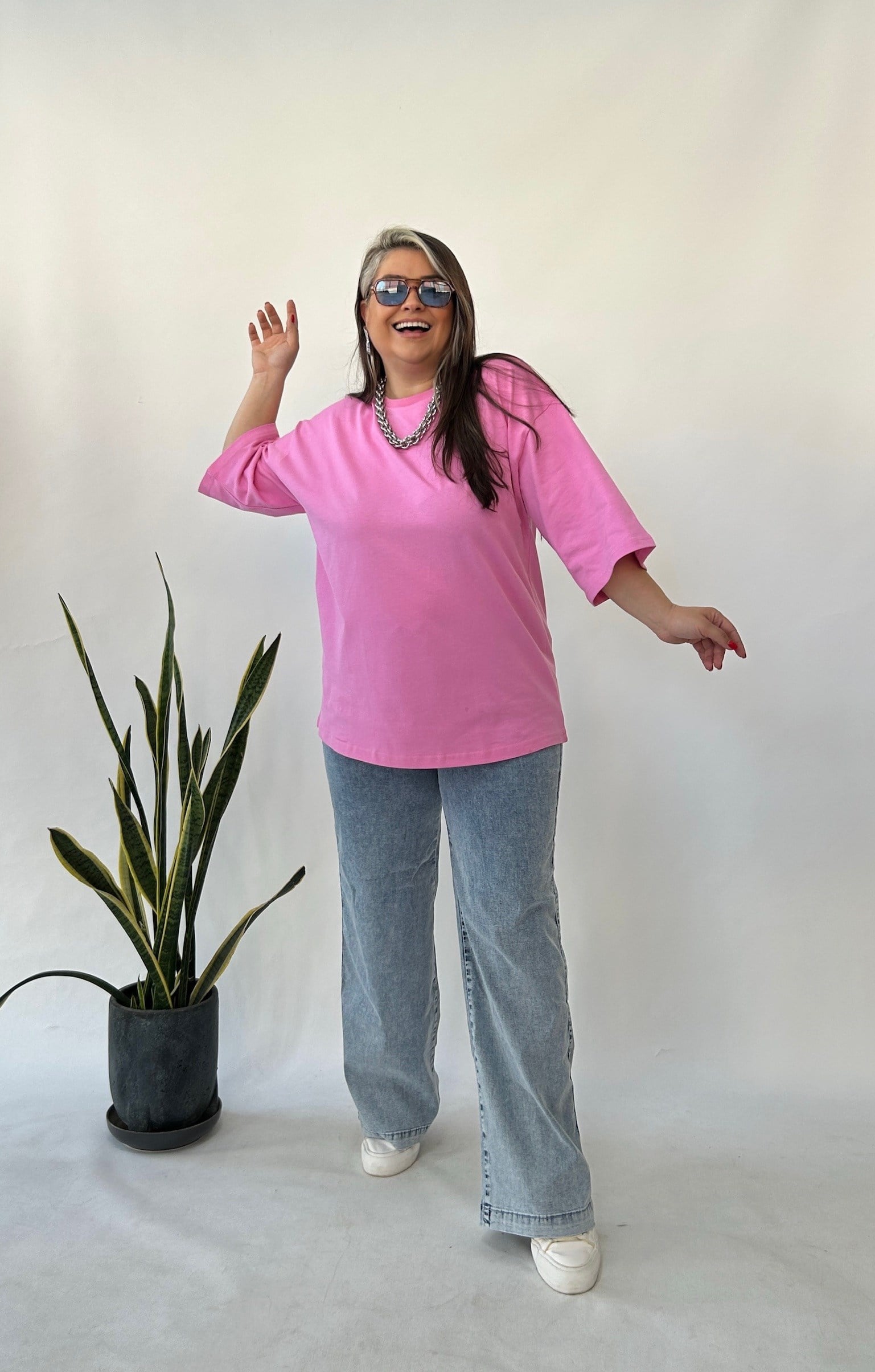 Tencel Belden Lastikli Jean