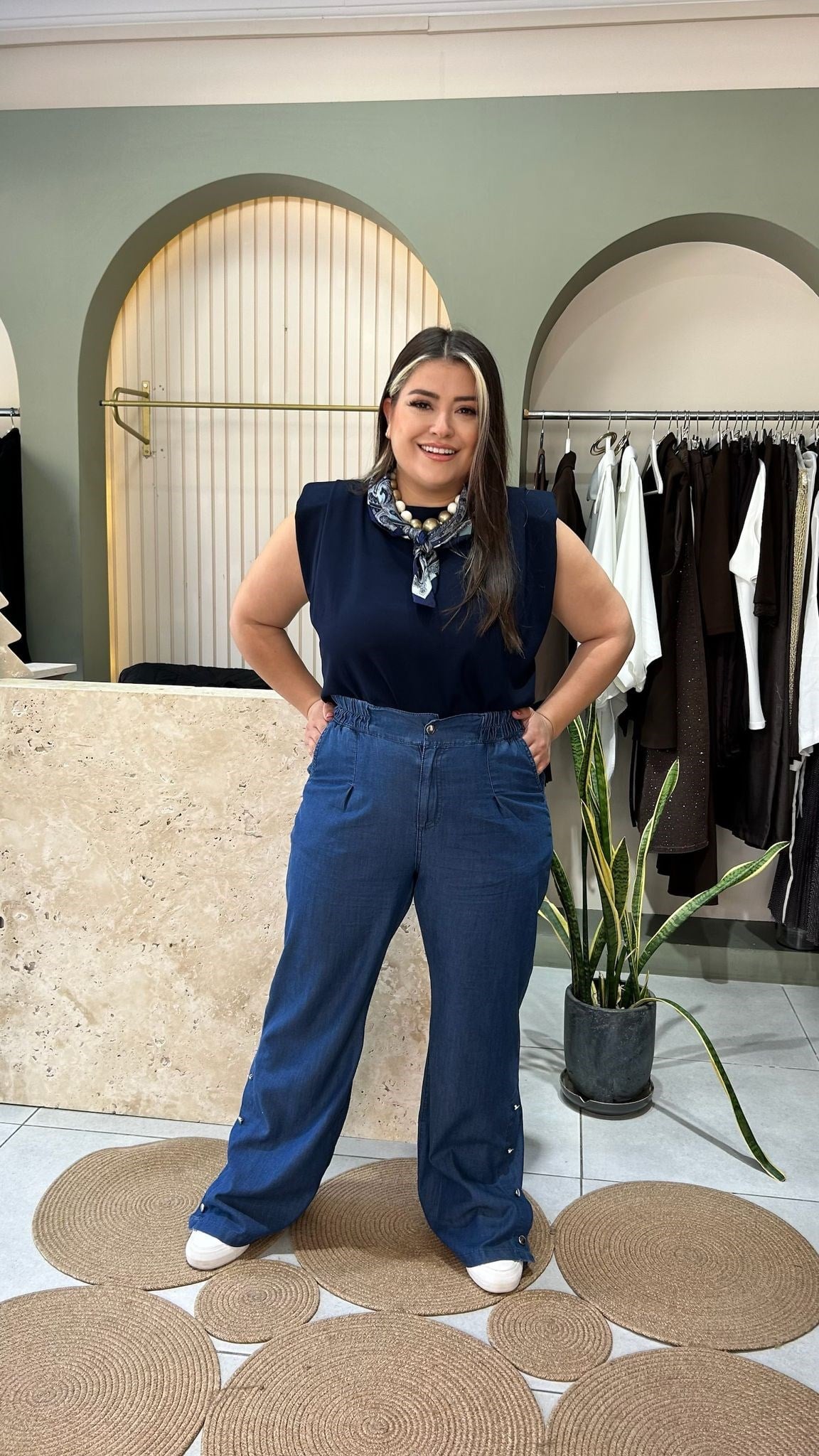 Tencel Jean Pantolon