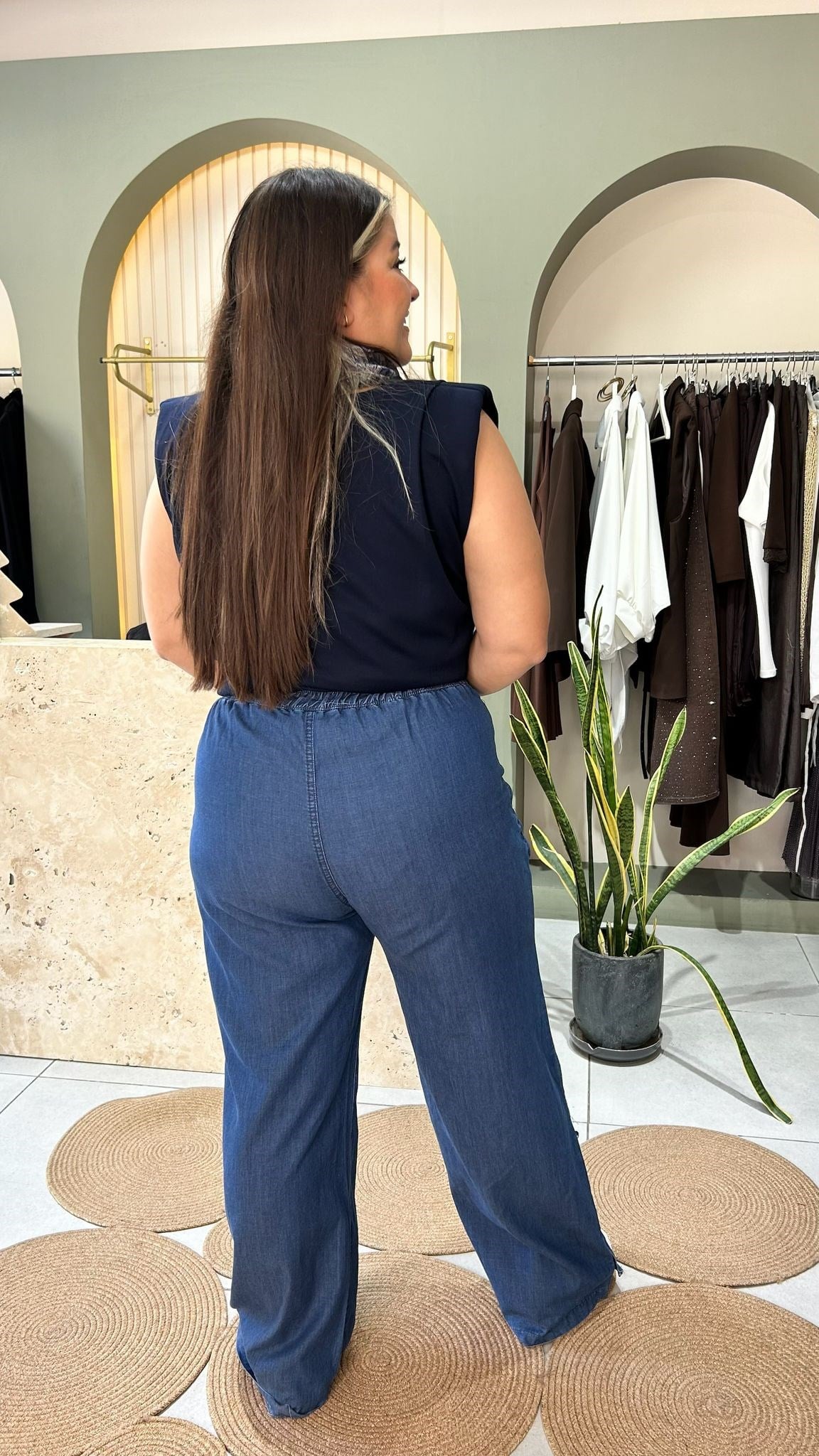 Tencel Jean Pantolon