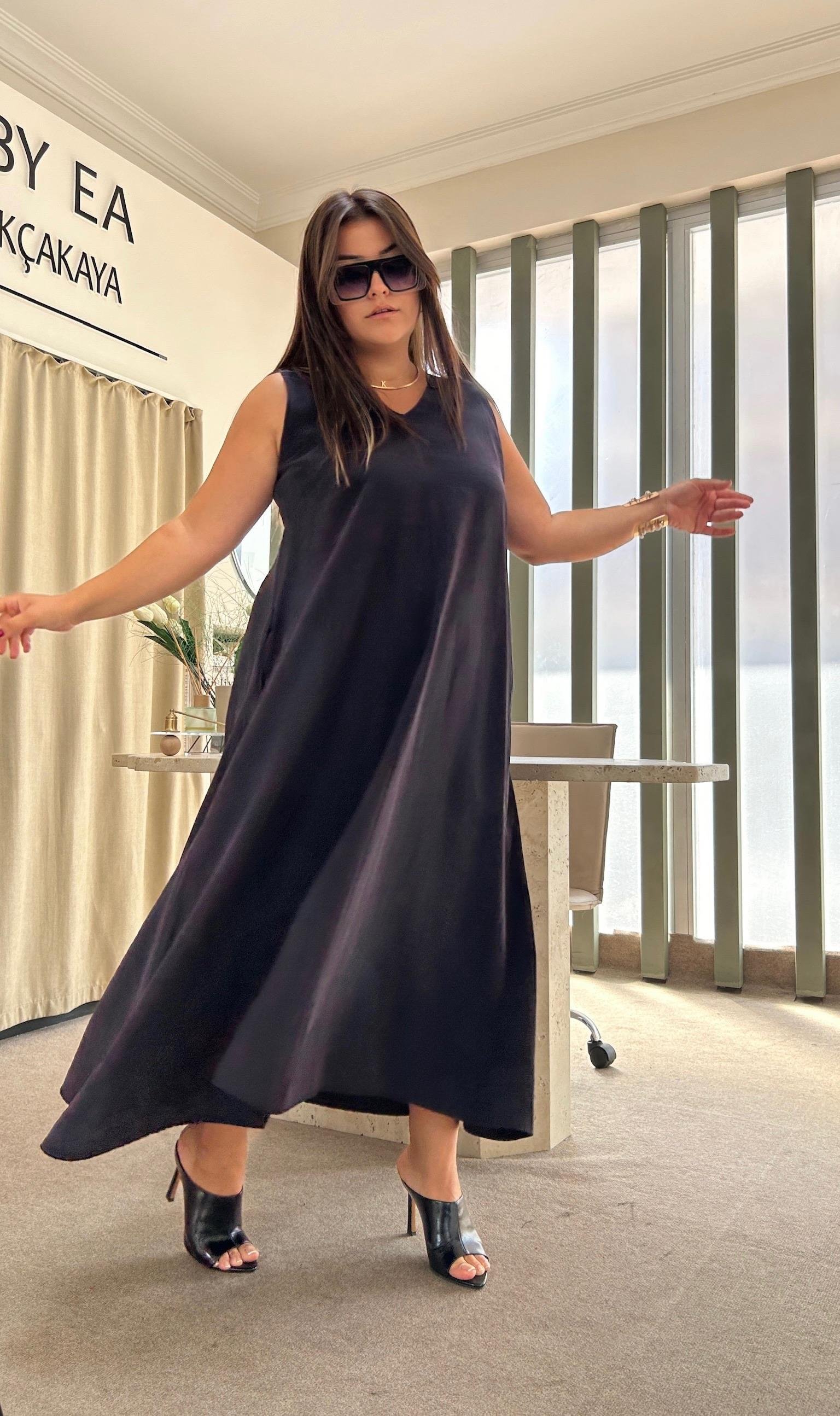 Tencel Kumaş Elbise 