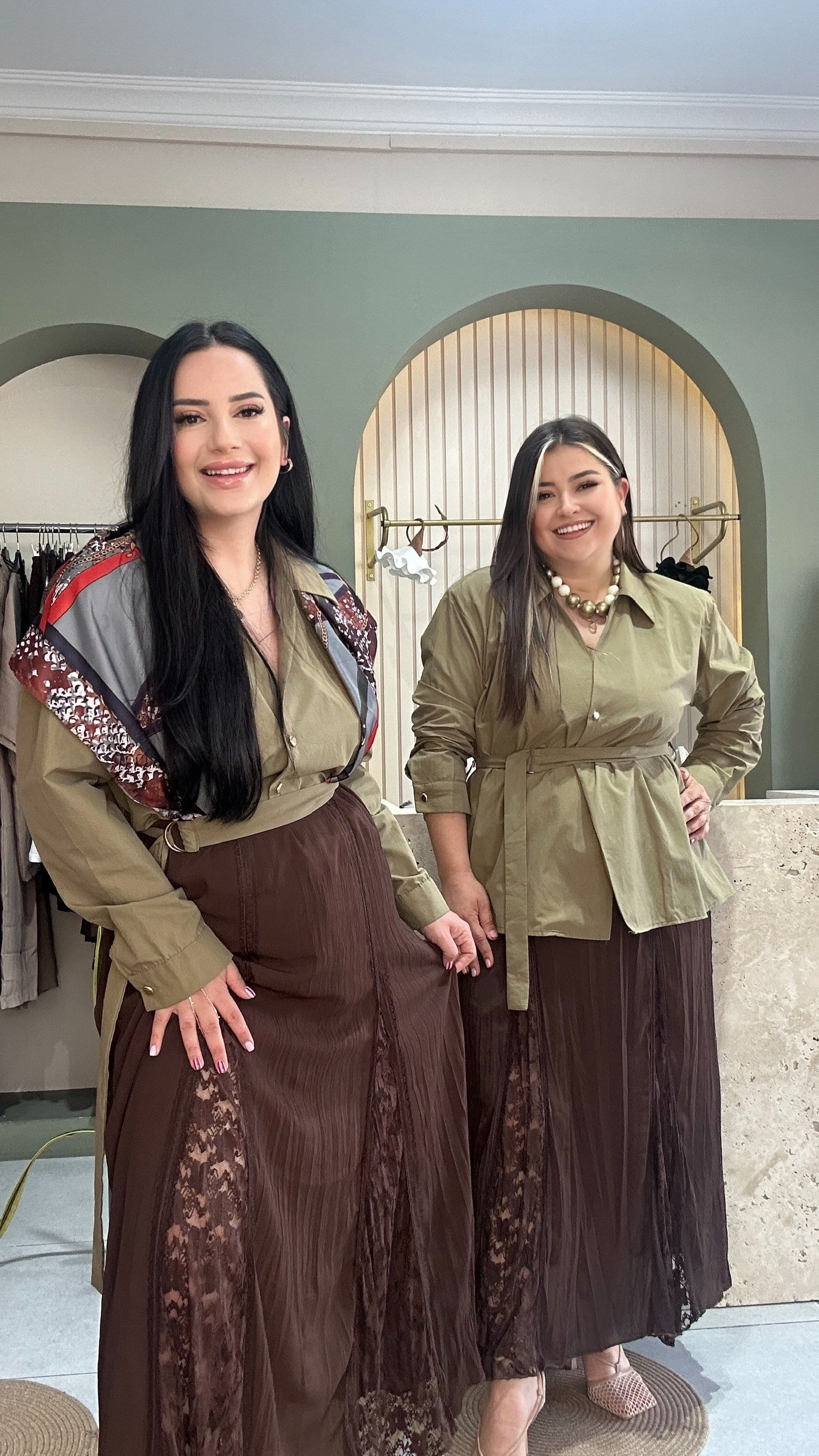 Yeşil  Poplin Gömlek