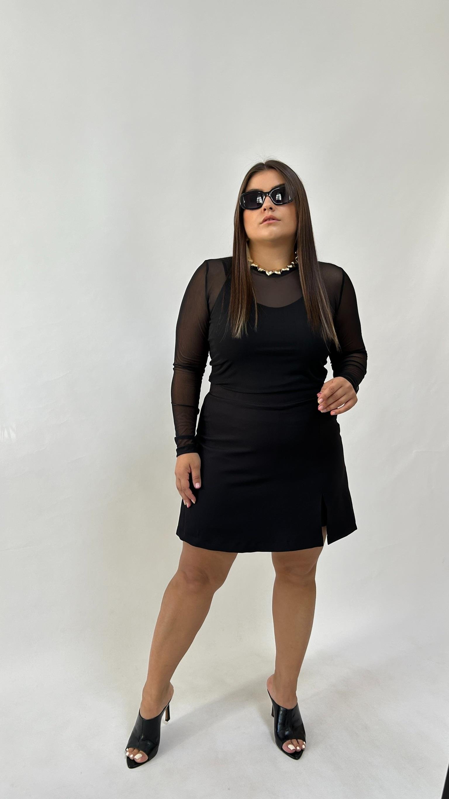 Yırtmaçlı Şort Etek