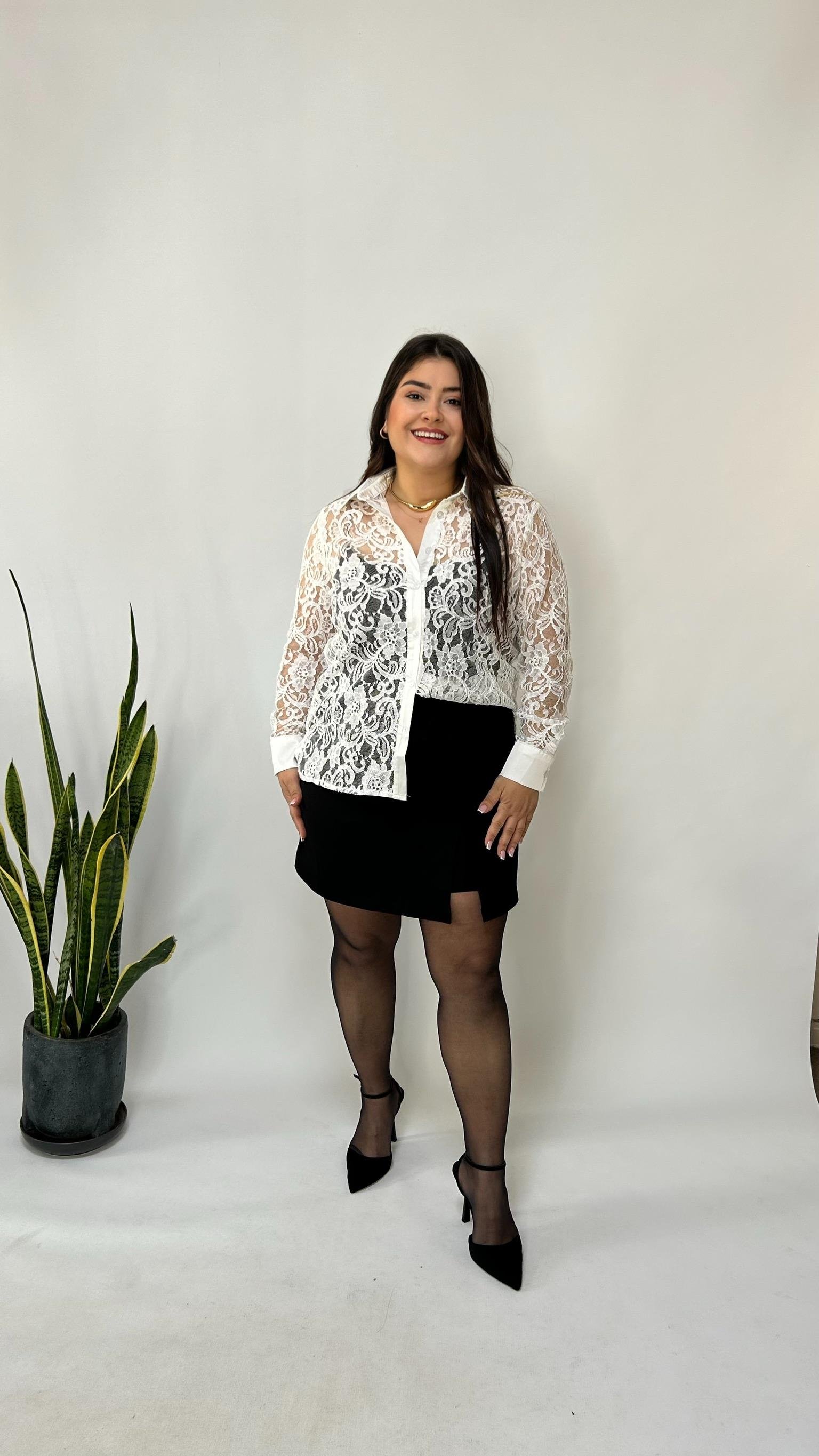 Yırtmaçlı Şort Etek