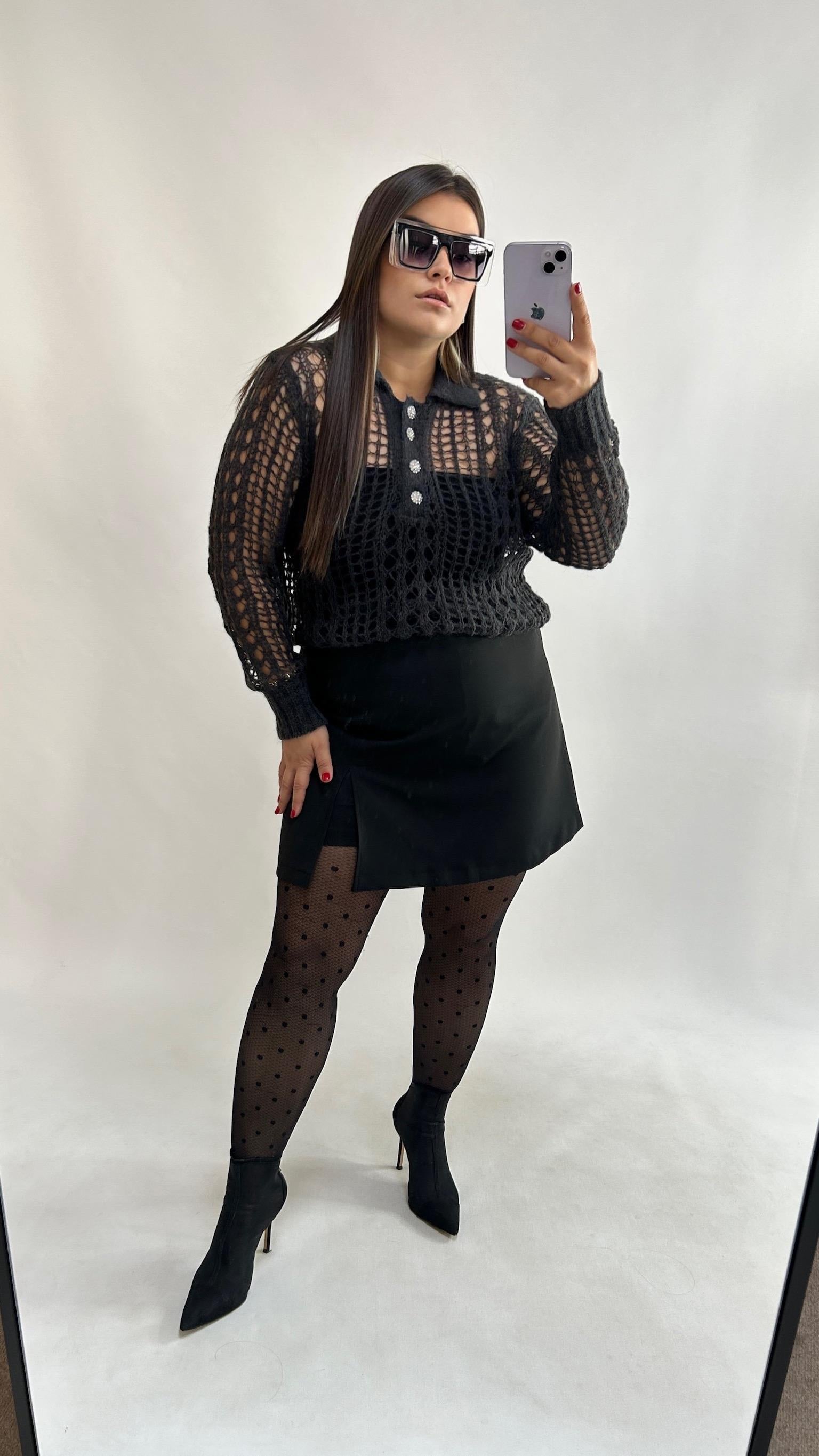 Yırtmaçlı Şort Etek