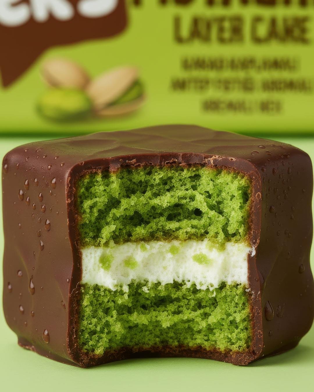 Bifa Keks Layer Kaplamalı Antep Fıstığı Aromalı Kremalı Kek 45 gr x 24 Adet