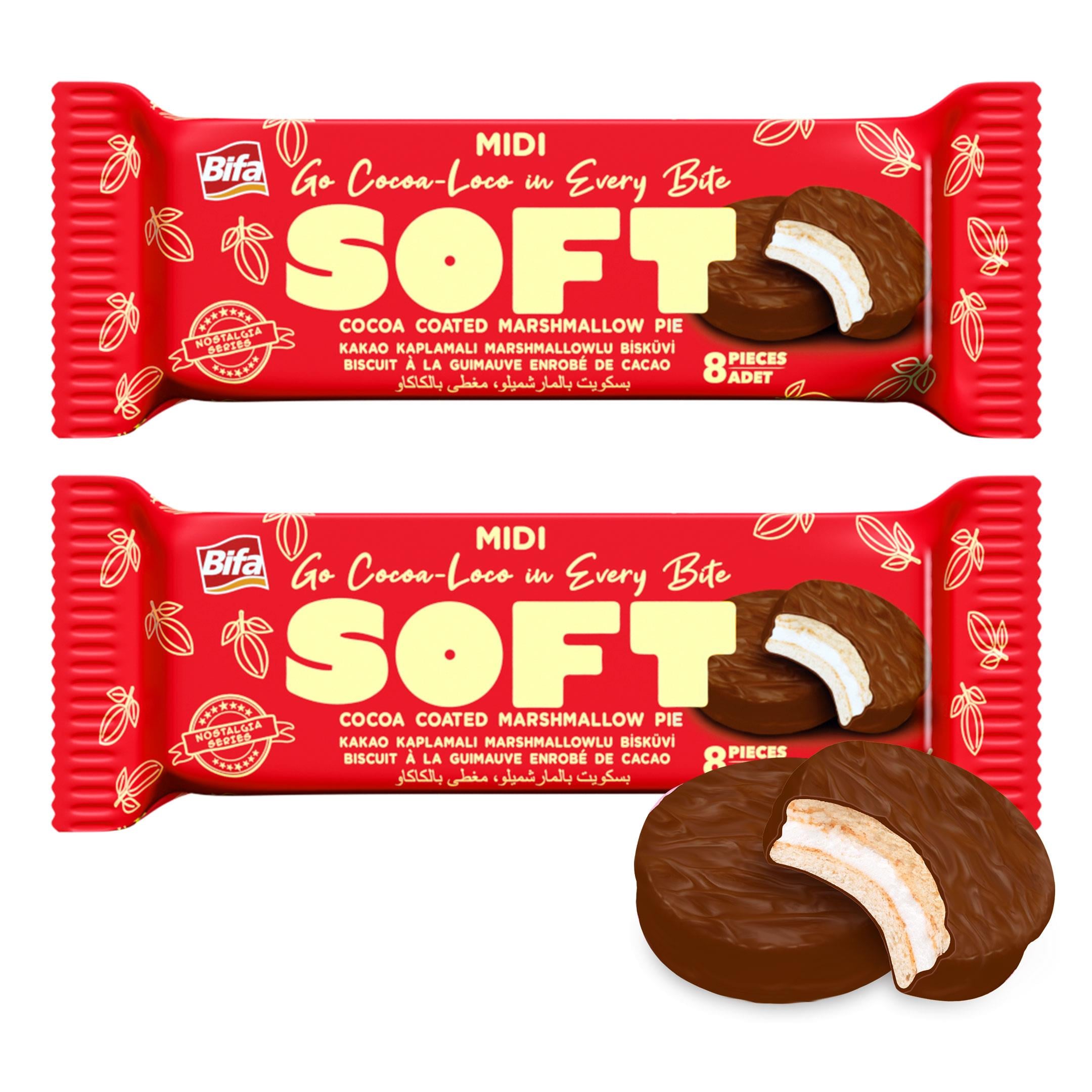 Bifa Soft Kakaolu Marshmallowlu Bisküvi 160 gr x 2 adet