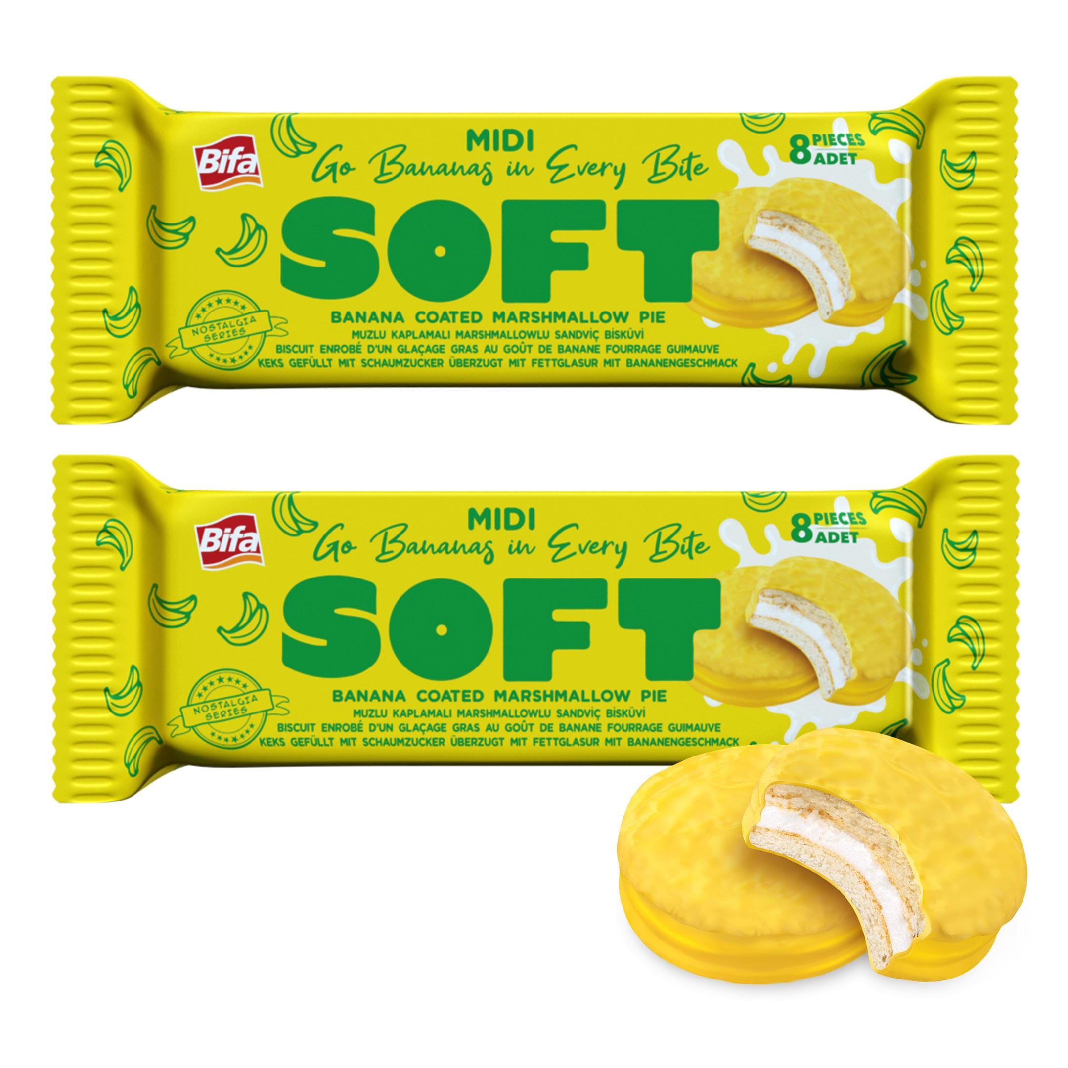 Bifa Soft Muzlu Marshmallowlu Bisküvi 160 gr x 2 adet