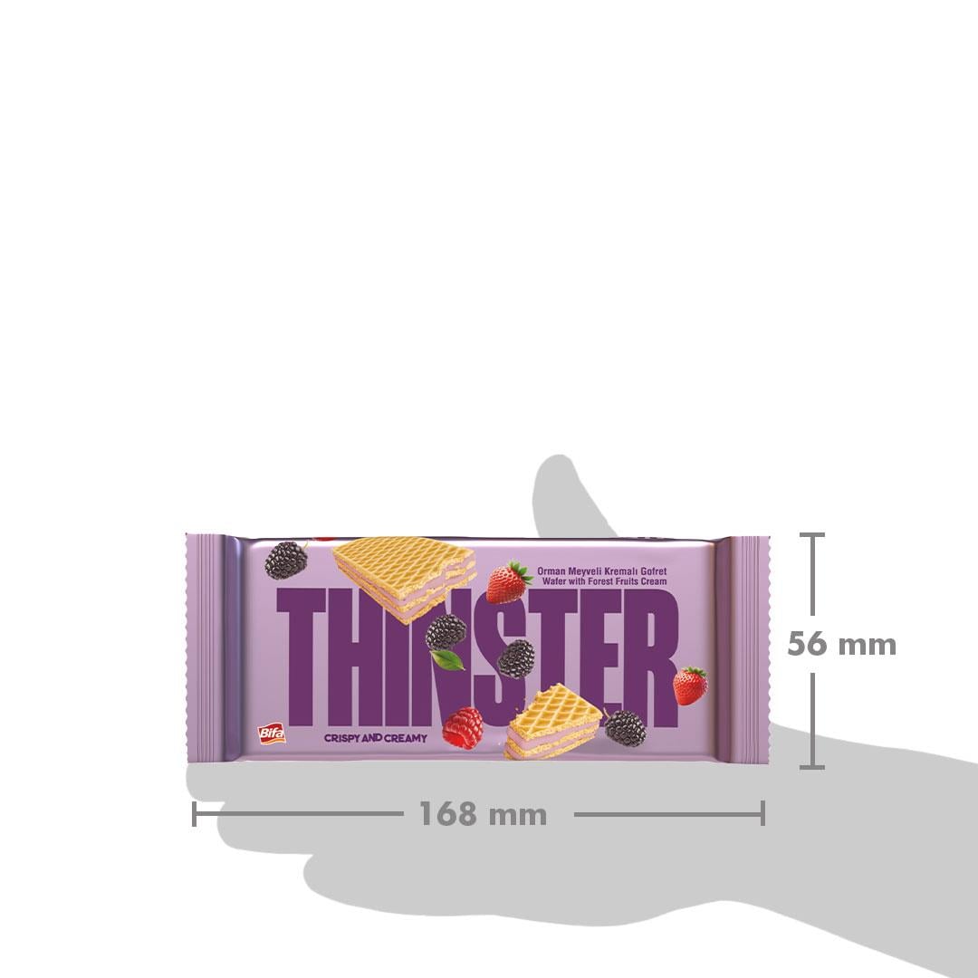 Thinster Orman Meyveli Kremalı Gofret 55 gr x 24 adet