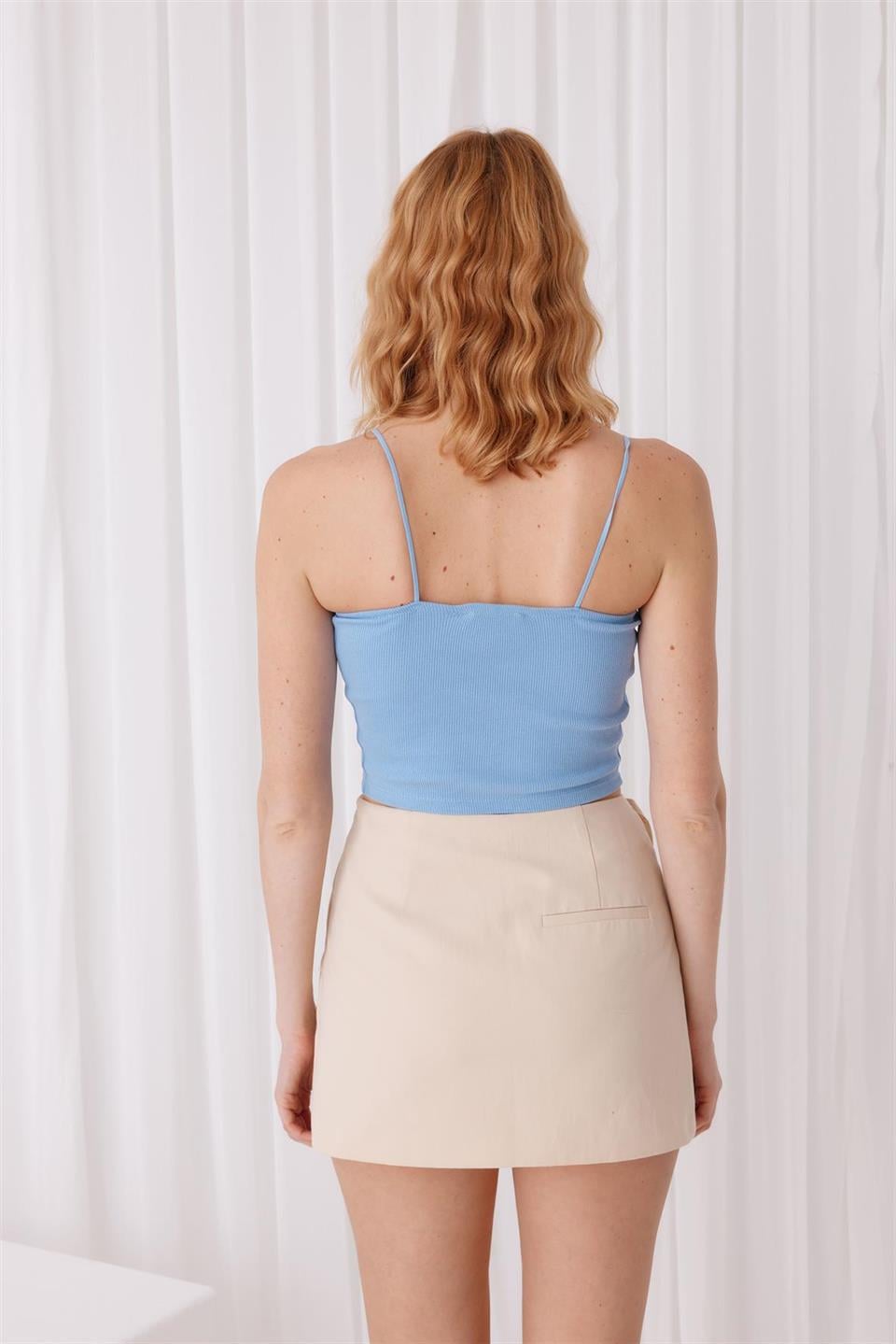 Askılı Crop Atlet Büstiyer