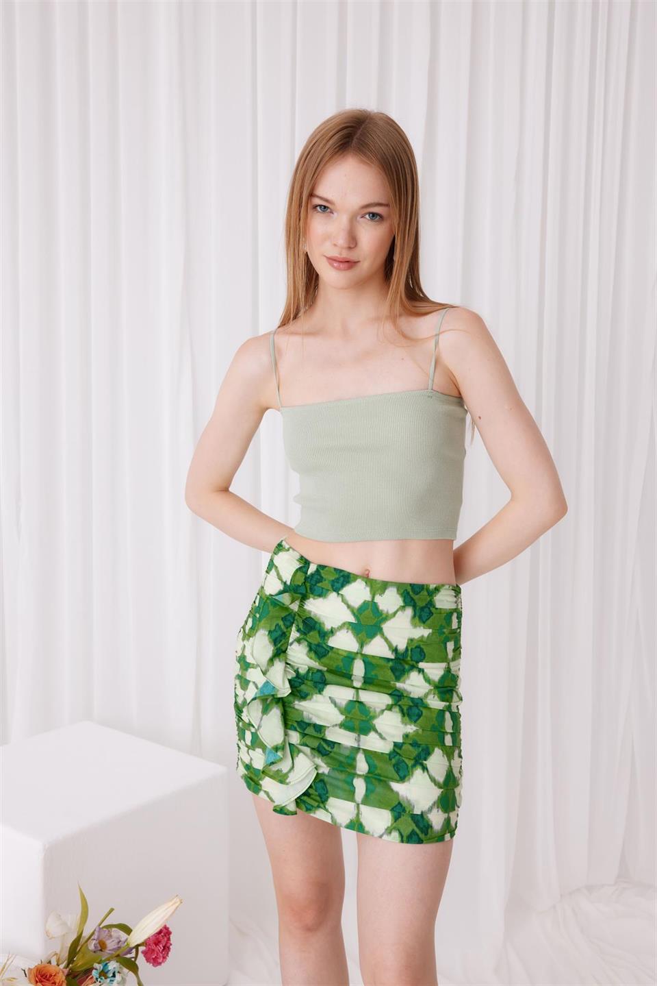 Askılı Crop Atlet Büstiyer
