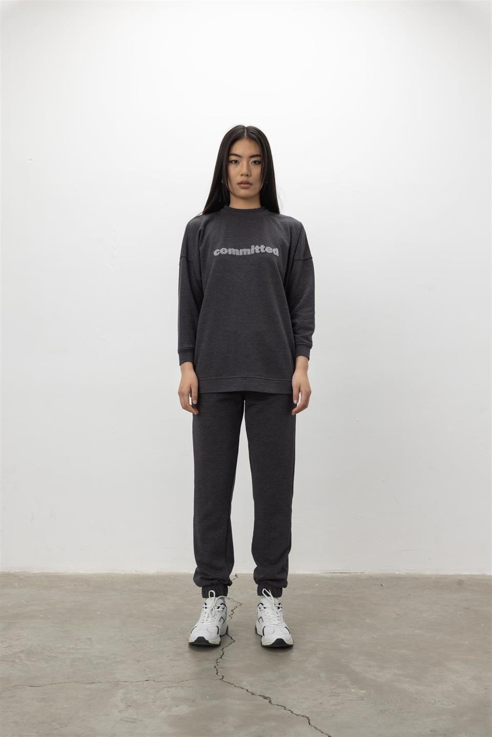 Committed Nakış İşlemeli Sweatshirt