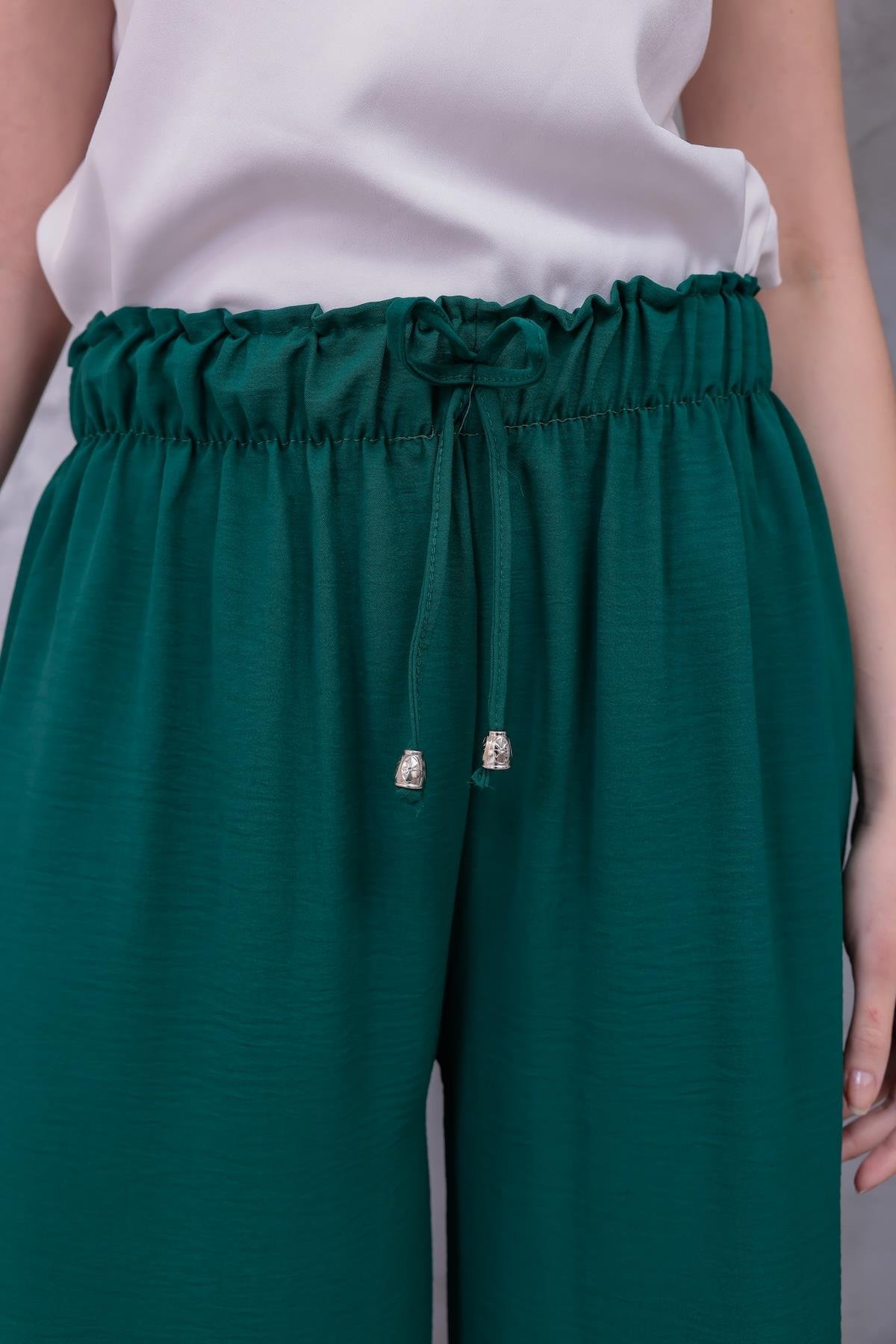 MLT-Pant-03 - Kadın Bol Paça Yazlık Plaj Model Pantolon -westbound